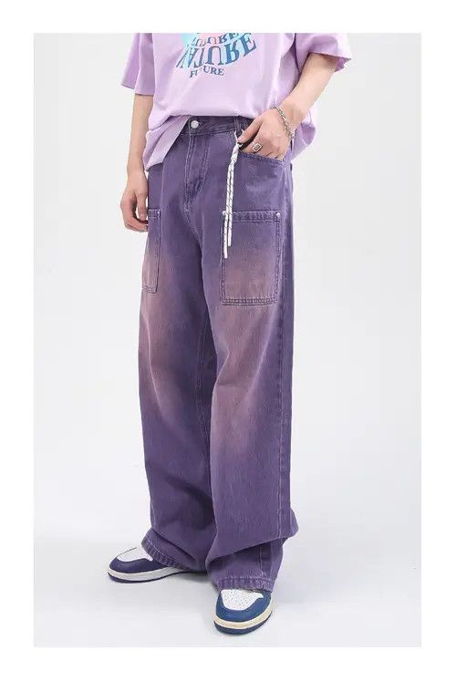 Japanese Brand Gradient Straight Denim Pant Size US 32 / EU 48 - 1 Thumbnail