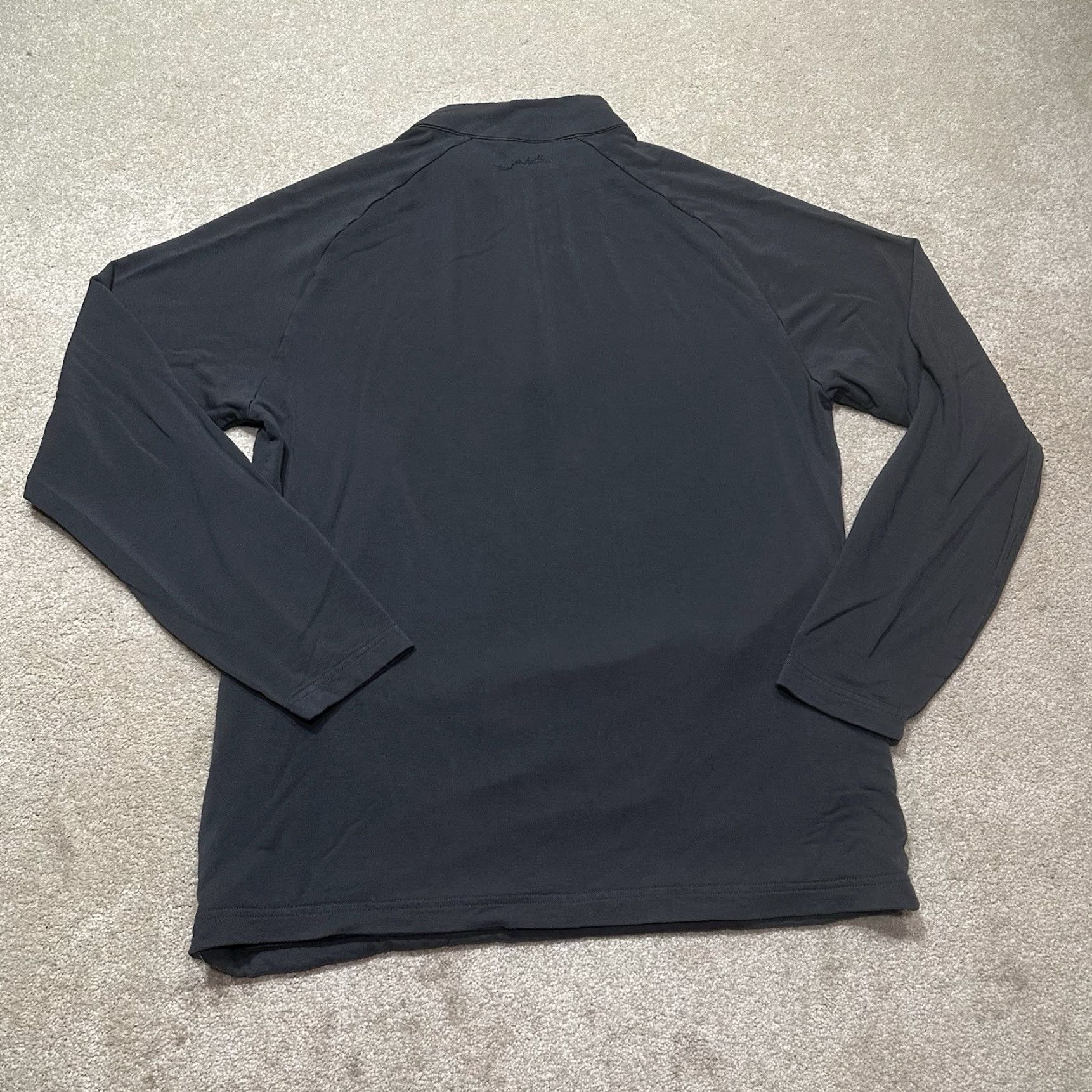 TravisMathew Travis Mathew 1/4 Zip Pullover Jacket Mens Medium Gray Pockets Casual Sports Outdoor Golf Hiking Walking Size US M / EU 48-50 / 2 - 2 Thumbnail