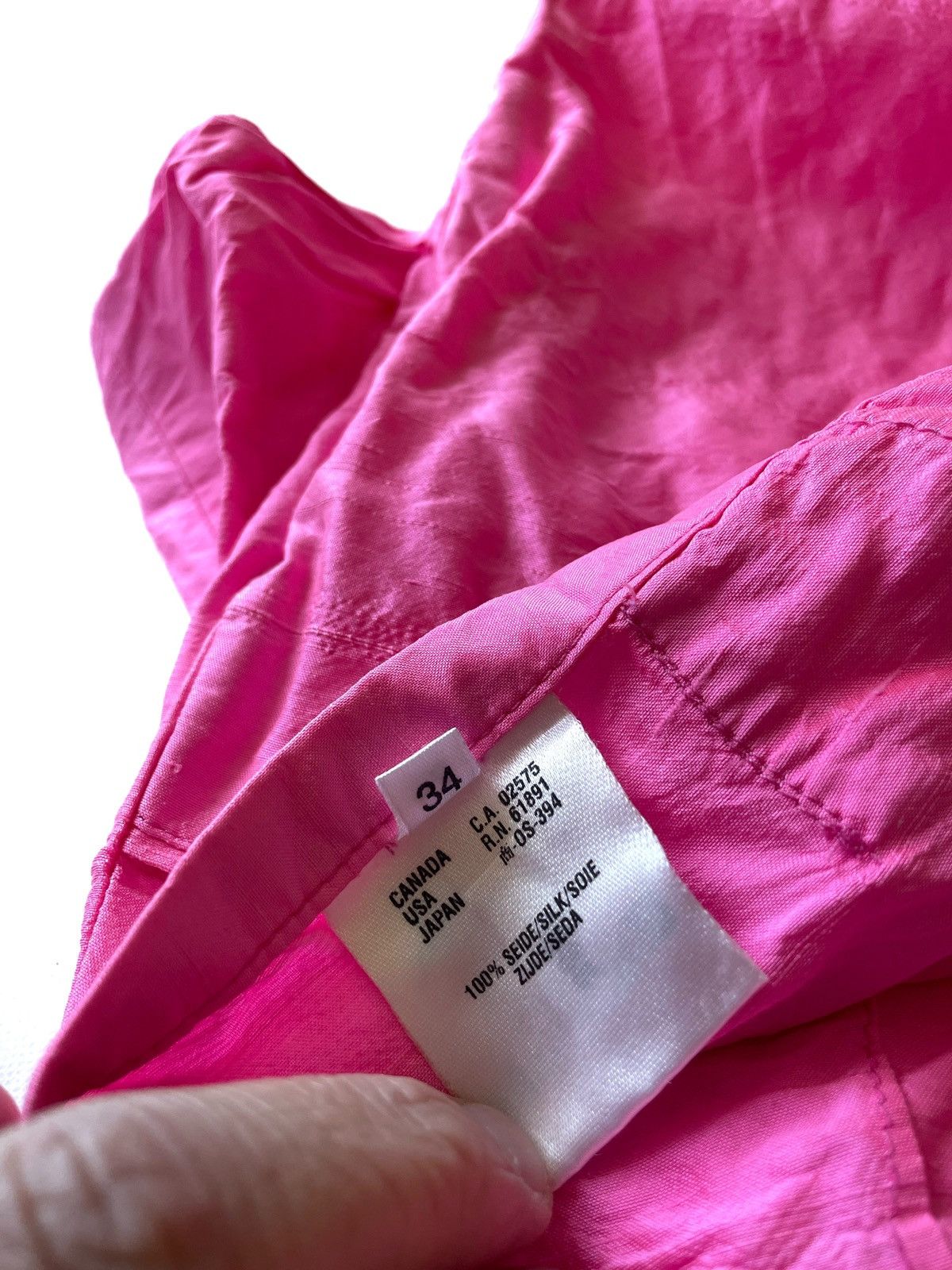 Escada × Escada Sport × Vintage ESCADA Sport Silk Pink Classic Pants Size 34/M Luxury Style Size 27" / US 4 / IT 40 - 10 Thumbnail