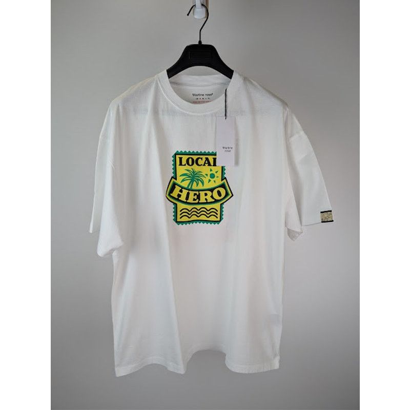 Martine Rose o1rshd1 Graphic Print Cotton S / S Oversized T-shirt White Size US S / EU 44-46 / 1 - 8 Thumbnail