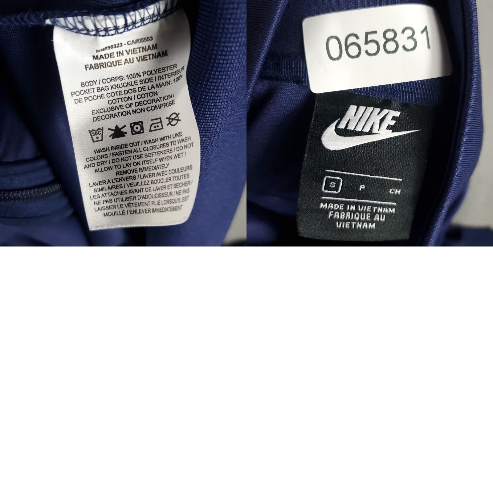 Nike Nike Jacket Mens Small Blue Full Zip Track Jacket Swoosh Lightweight Pockets Breathable Activewear Winter Fall Spring Sports Athleisure Classic Mens Size US S / EU 44-46 / 1 - 8 Thumbnail