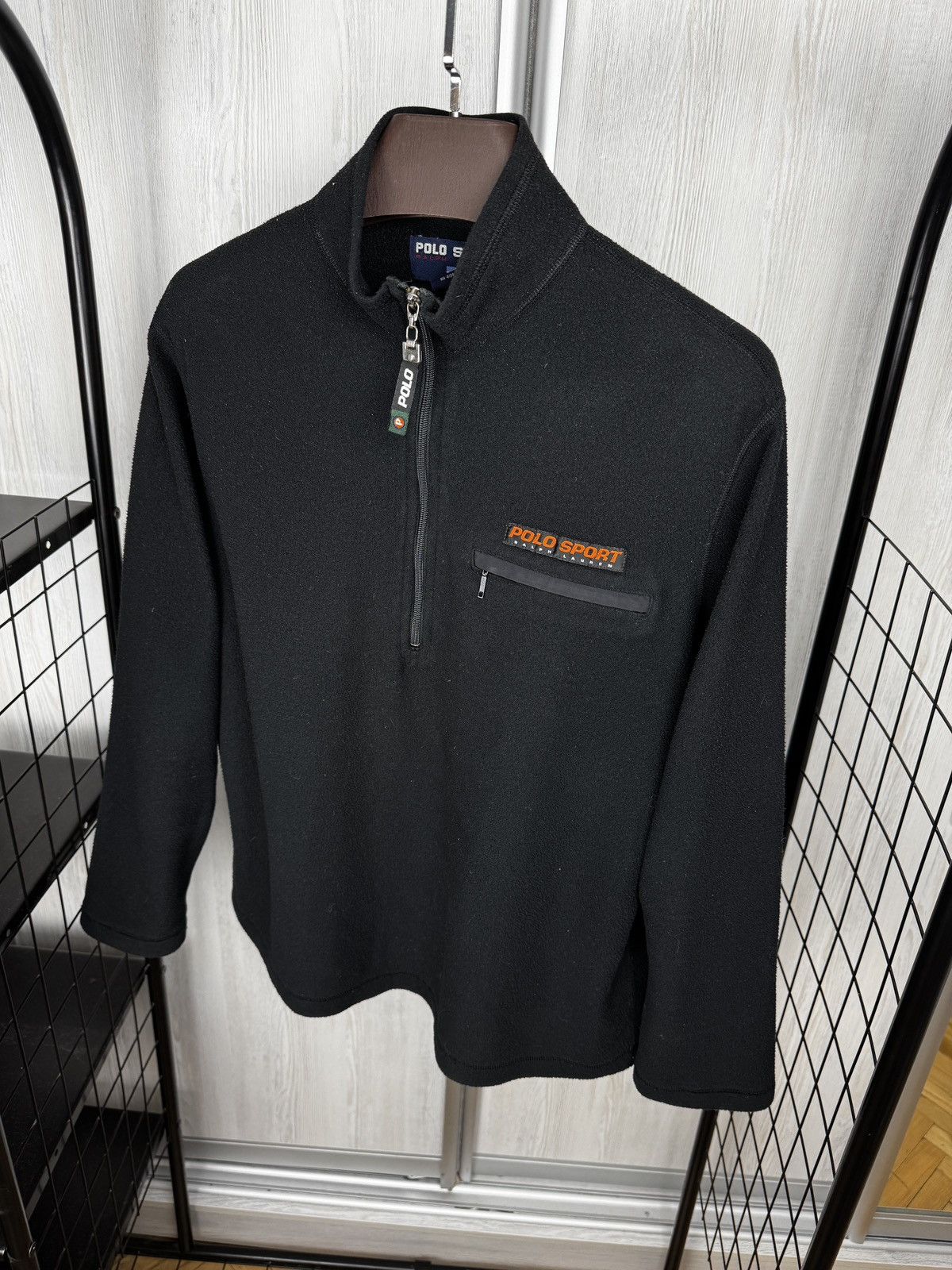 Ralph Lauren Vintage Polo Sport Ralph Lauren 1/4 Zip Pullover Made in USA Size US L / EU 52-54 / 3 - 6 Thumbnail
