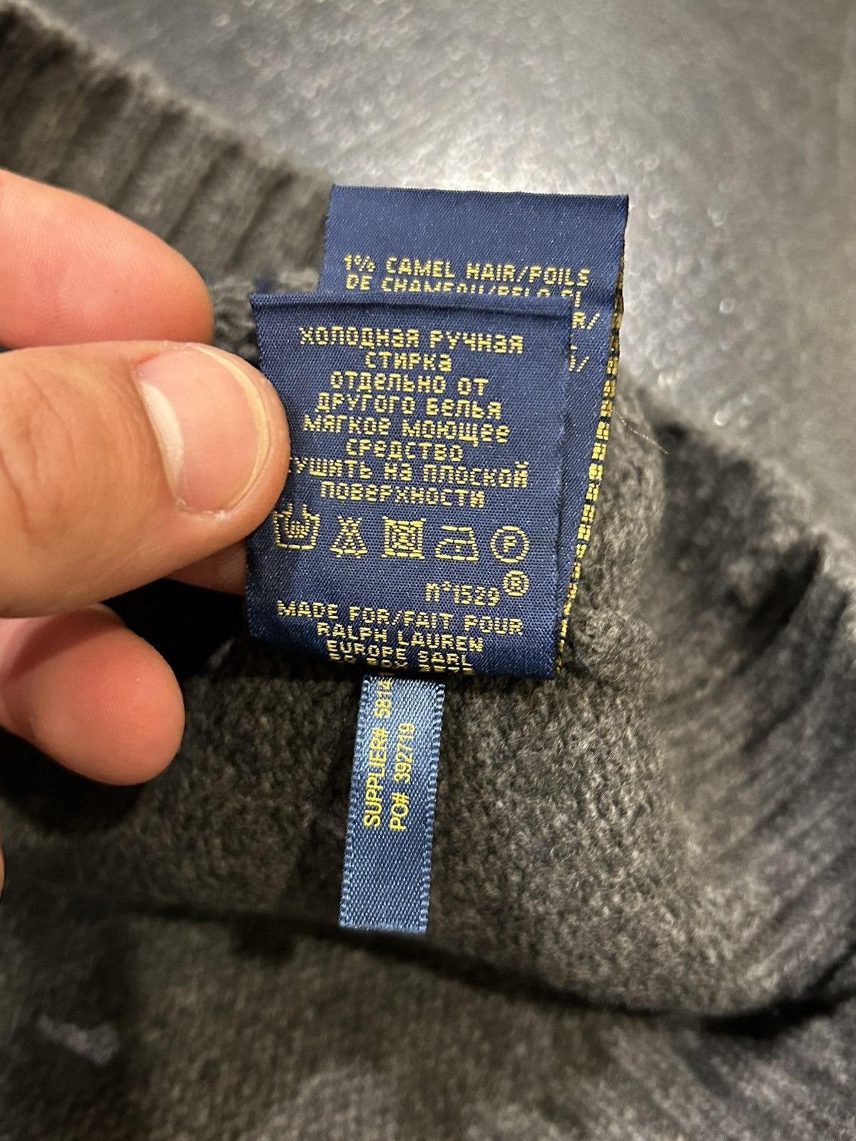 Polo Ralph Lauren Polo Ralph Lauren Polo Bear Knit Sweater Size US L / EU 52-54 / 3 - 6 Thumbnail
