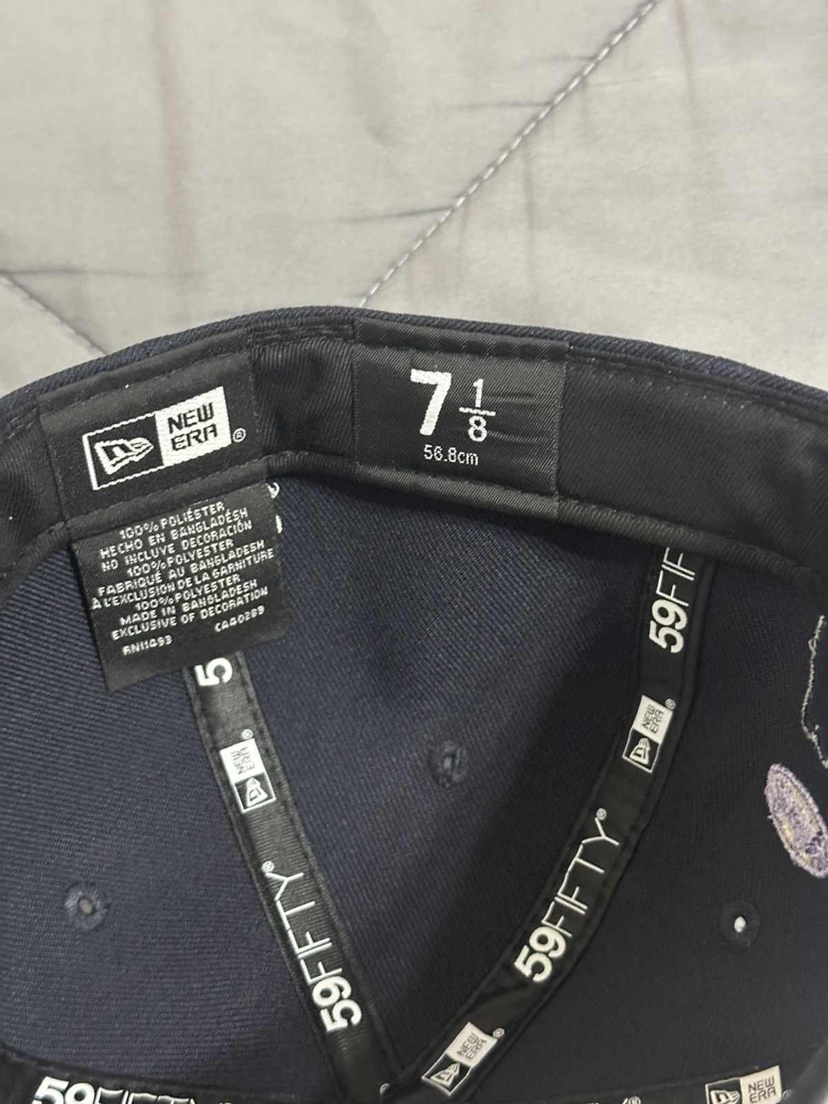 New York Yankees New York Yankees FRSH X Bad Bunny Navy 59FIFTY Size 7 1/8 Size ONE SIZE - 5 Thumbnail
