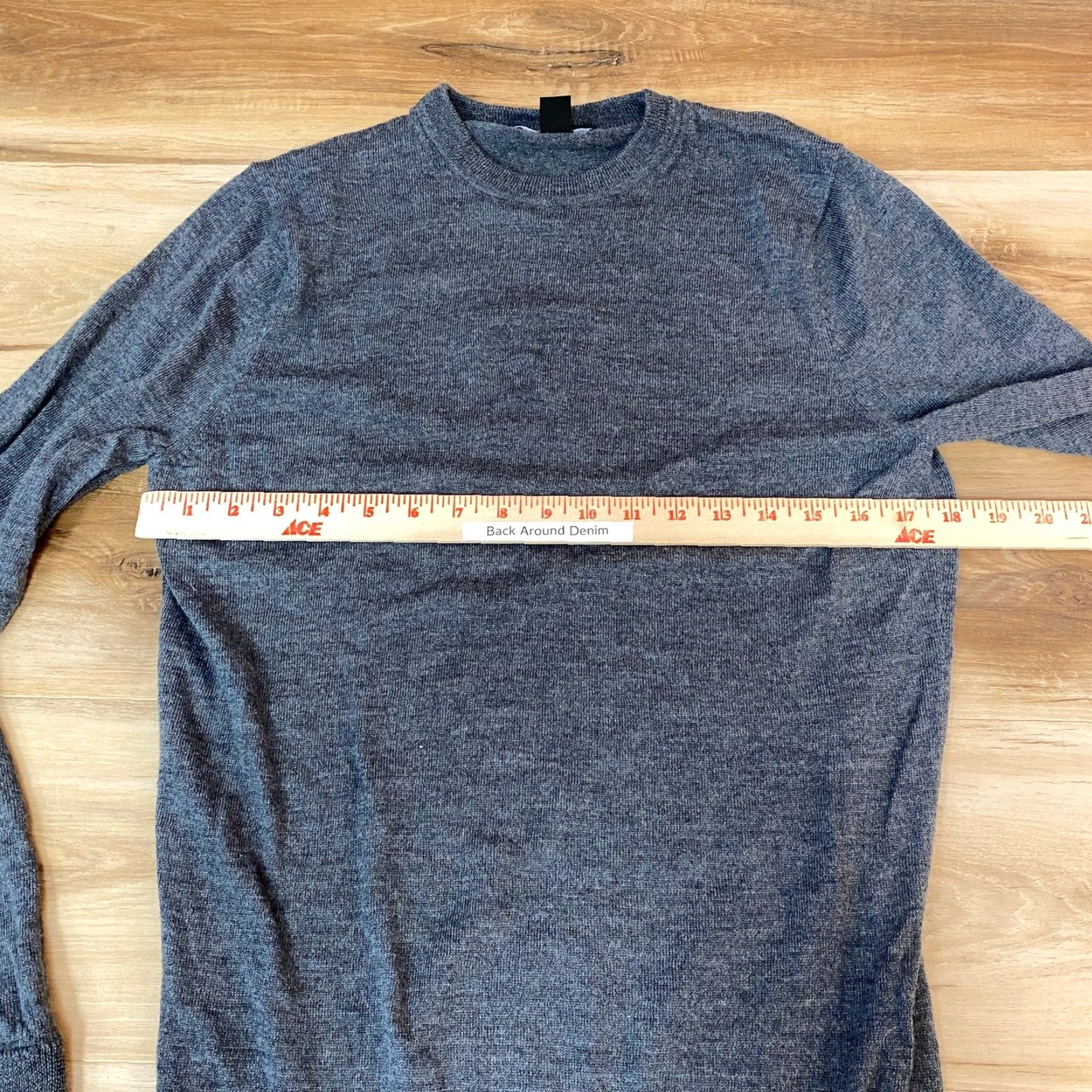 Nordstrom NORDSTROM Sweater Mens Small Gray Merino Wool Washable Crew Neck Size US S / EU 44-46 / 1 - 6 Thumbnail