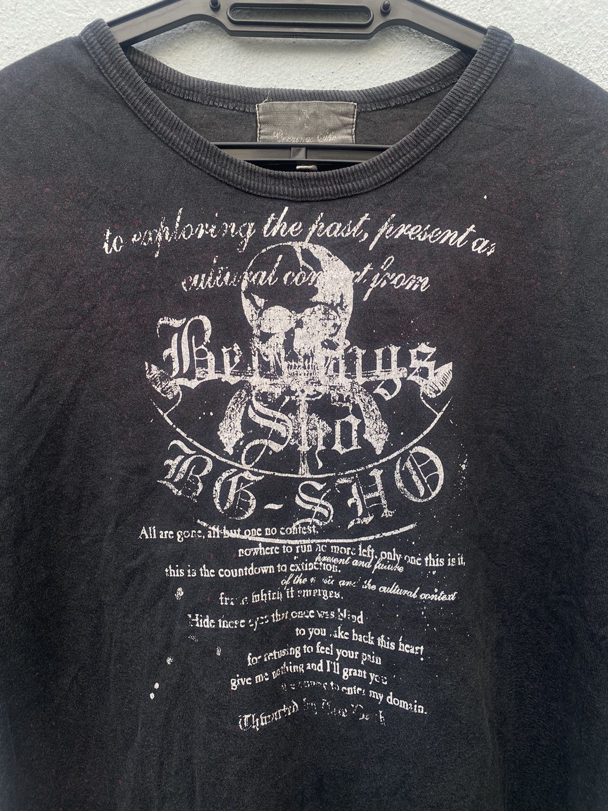 14th Addiction × Affliction × Revenge Vintage y2k Revenge Sho Skull Poem Tshirt Size US M / EU 48-50 / 2 - 3 Thumbnail