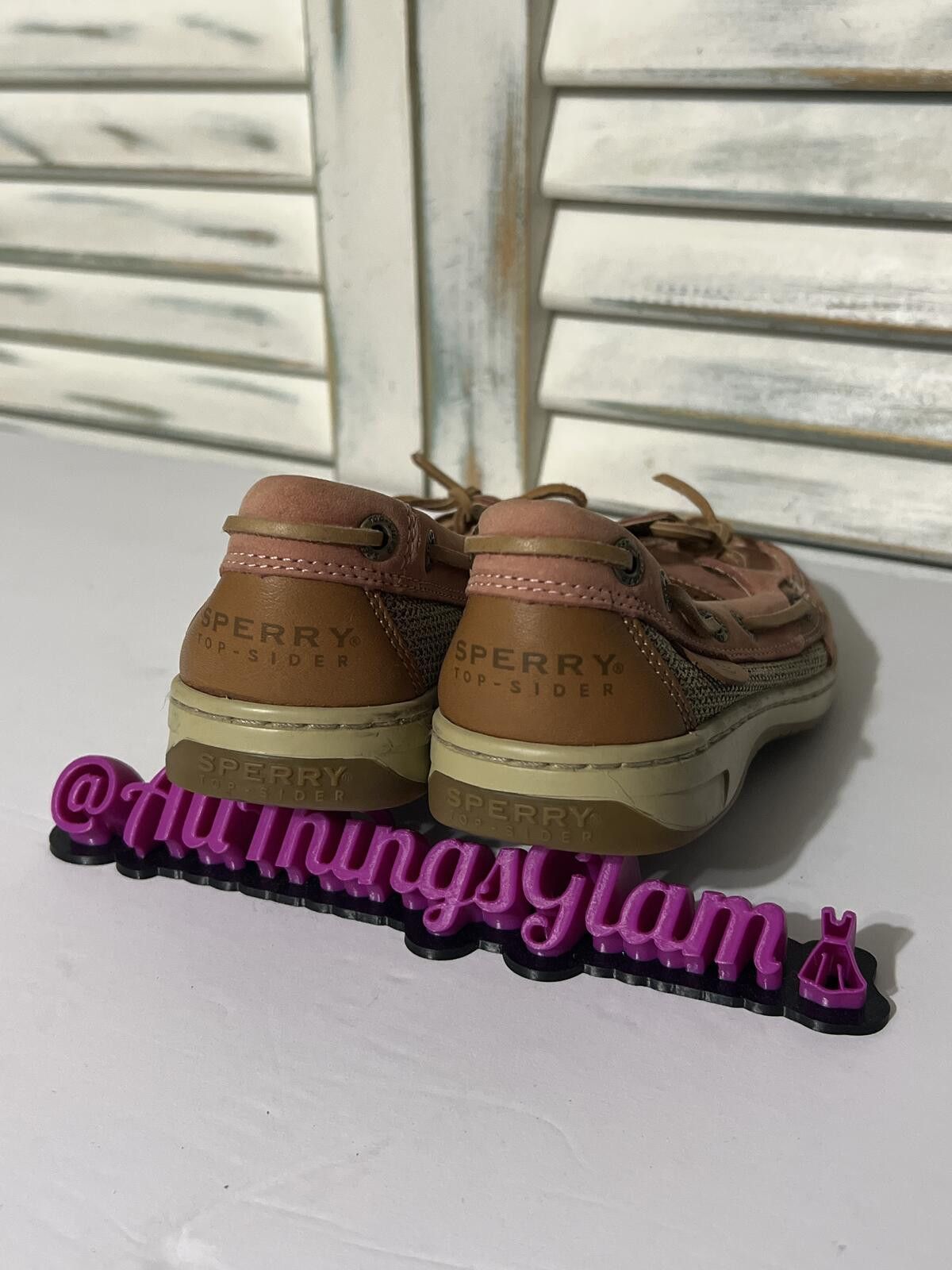 Sperry Sperry Pink and Tan topsiders Boat Shoes Size 5 Size US 5 / IT 35 - 5 Thumbnail