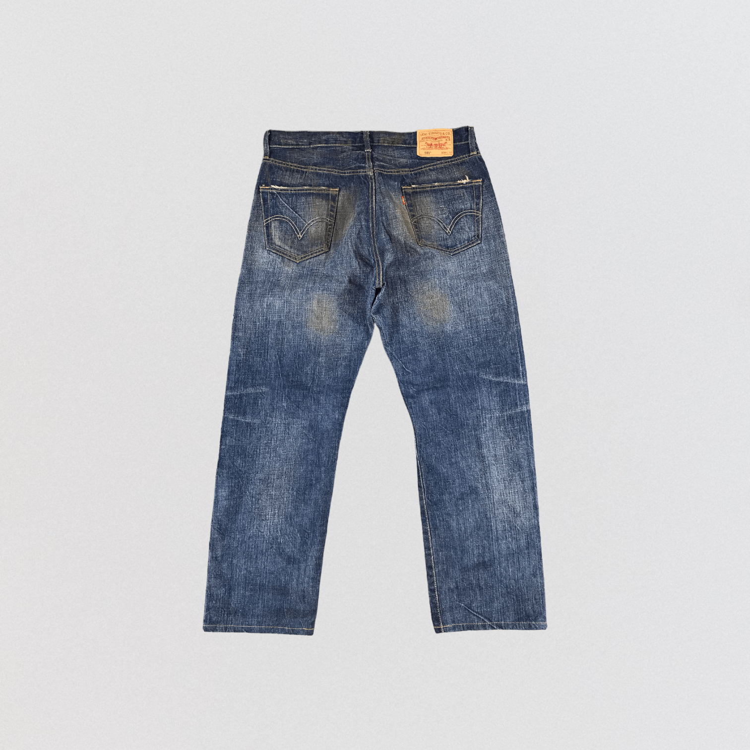 Levi's Vintage 90s Levis 501 Jeans-JM976A Size US 36 / EU 52 - 2 Thumbnail