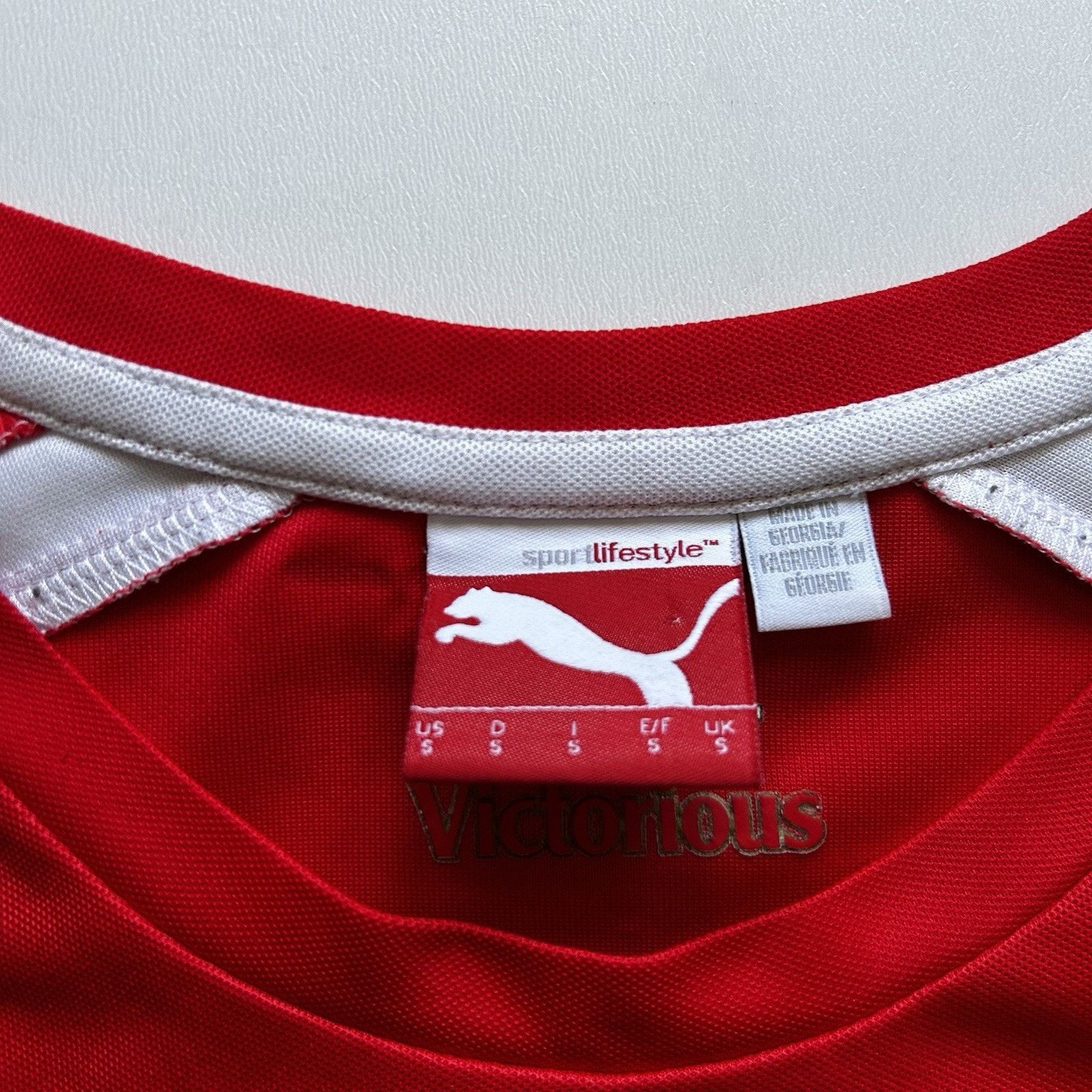 Puma × Vintage Arsenal FC Puma 2014/15 Home Y2K Shirt Soccer Jersey Small Size US S / EU 44-46 / 1 - 3 Thumbnail