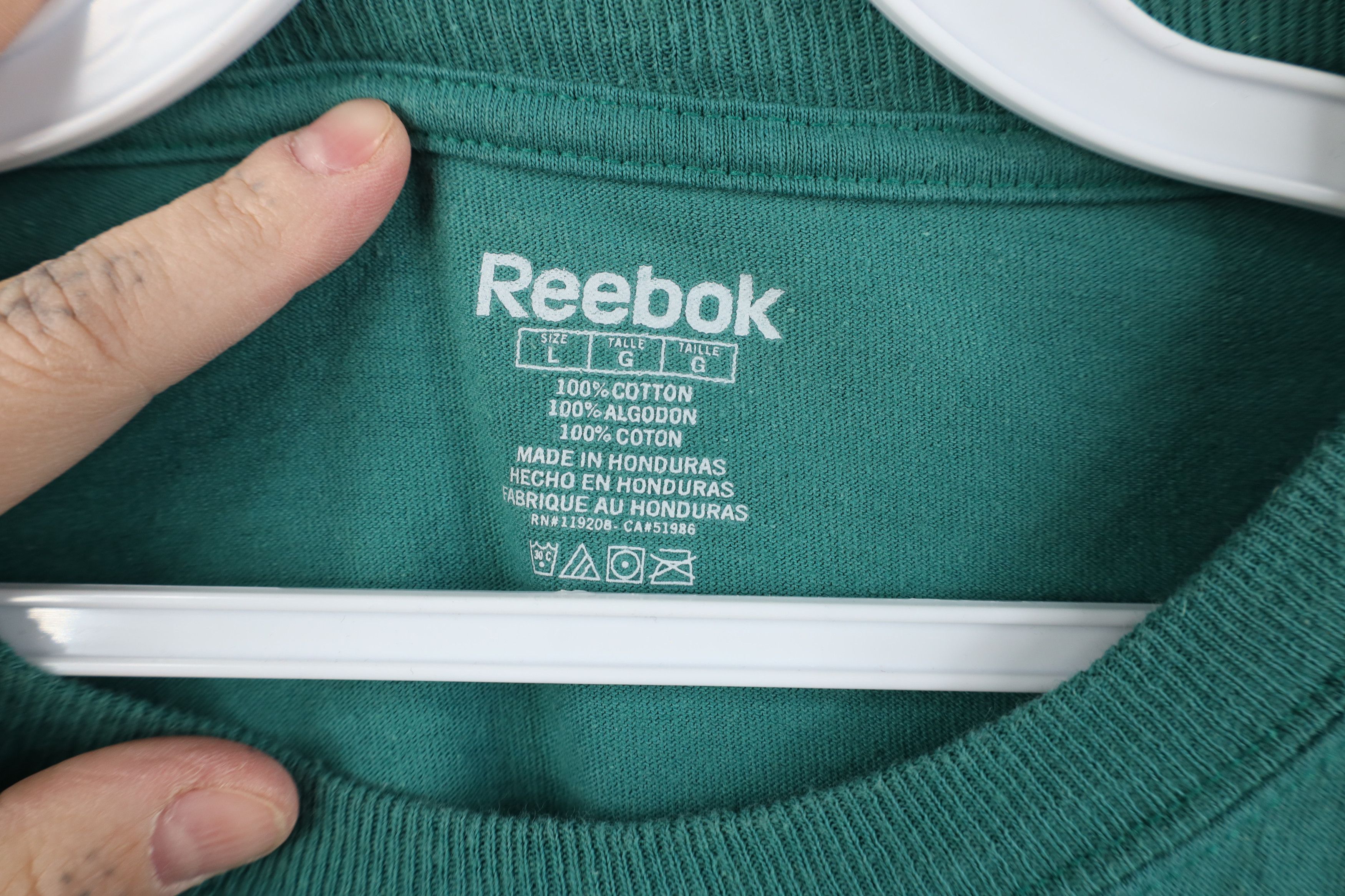 Reebok Vintage Reebok Jumbo Miami Dolphins Long Sleeve T-Shirt Size US L / EU 52-54 / 3 - 10 Thumbnail