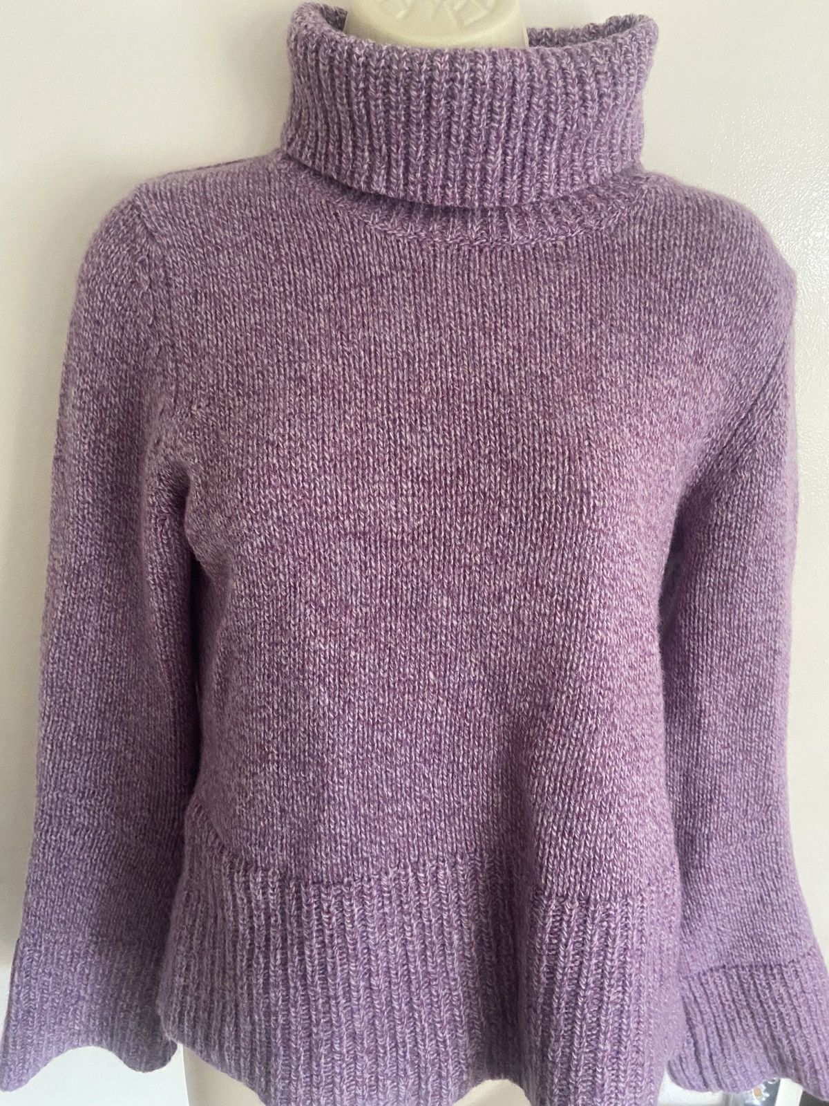 New Look True Vintage New Look purple turtleneck S14 100% lambswool Size L / US 10 / IT 46 - 6 Thumbnail