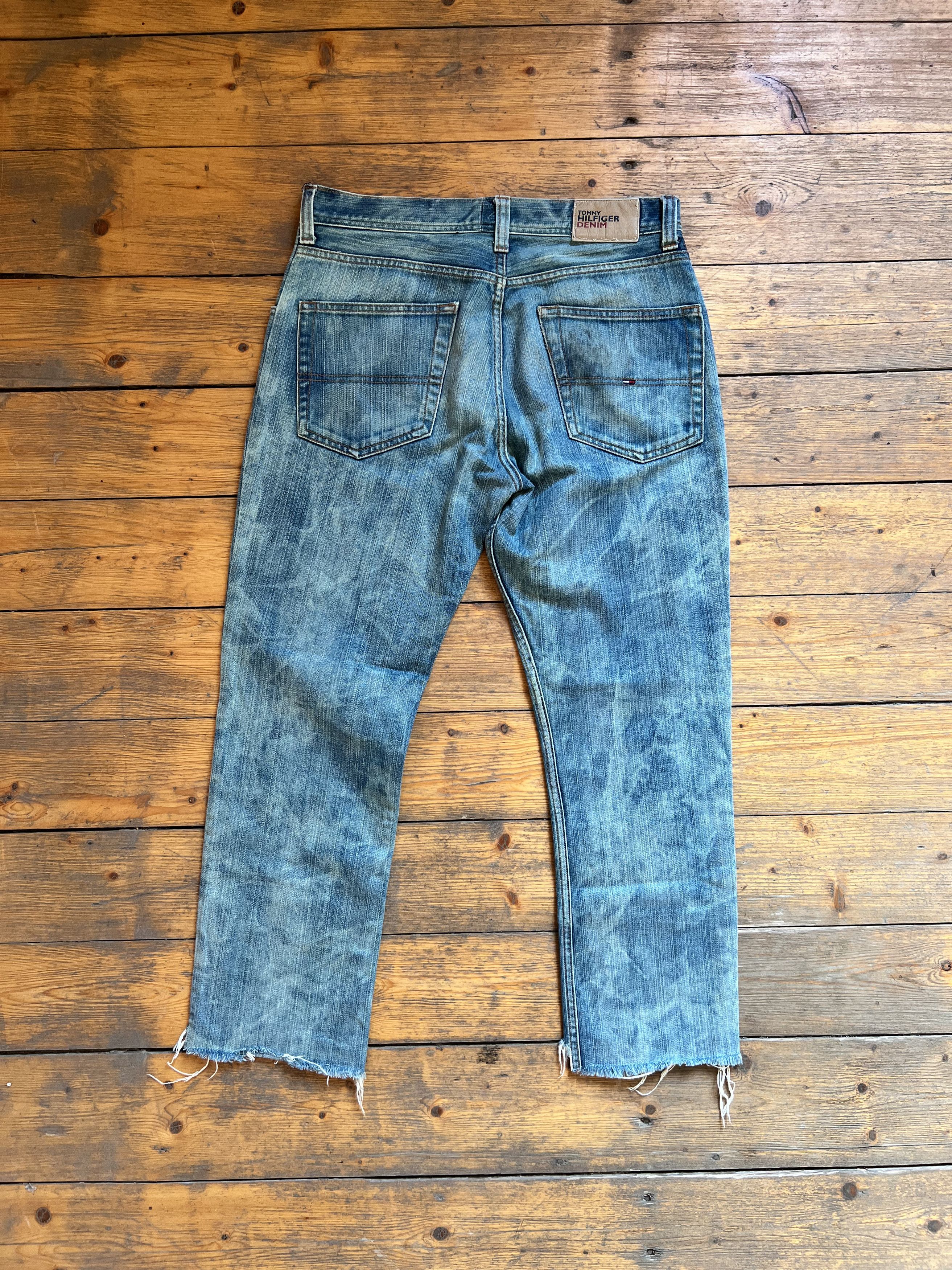 Denime × Tommy Hilfiger Tommy Vintage Faded Out Camo Jeans Pants Size US 30 / EU 46 - 7 Thumbnail