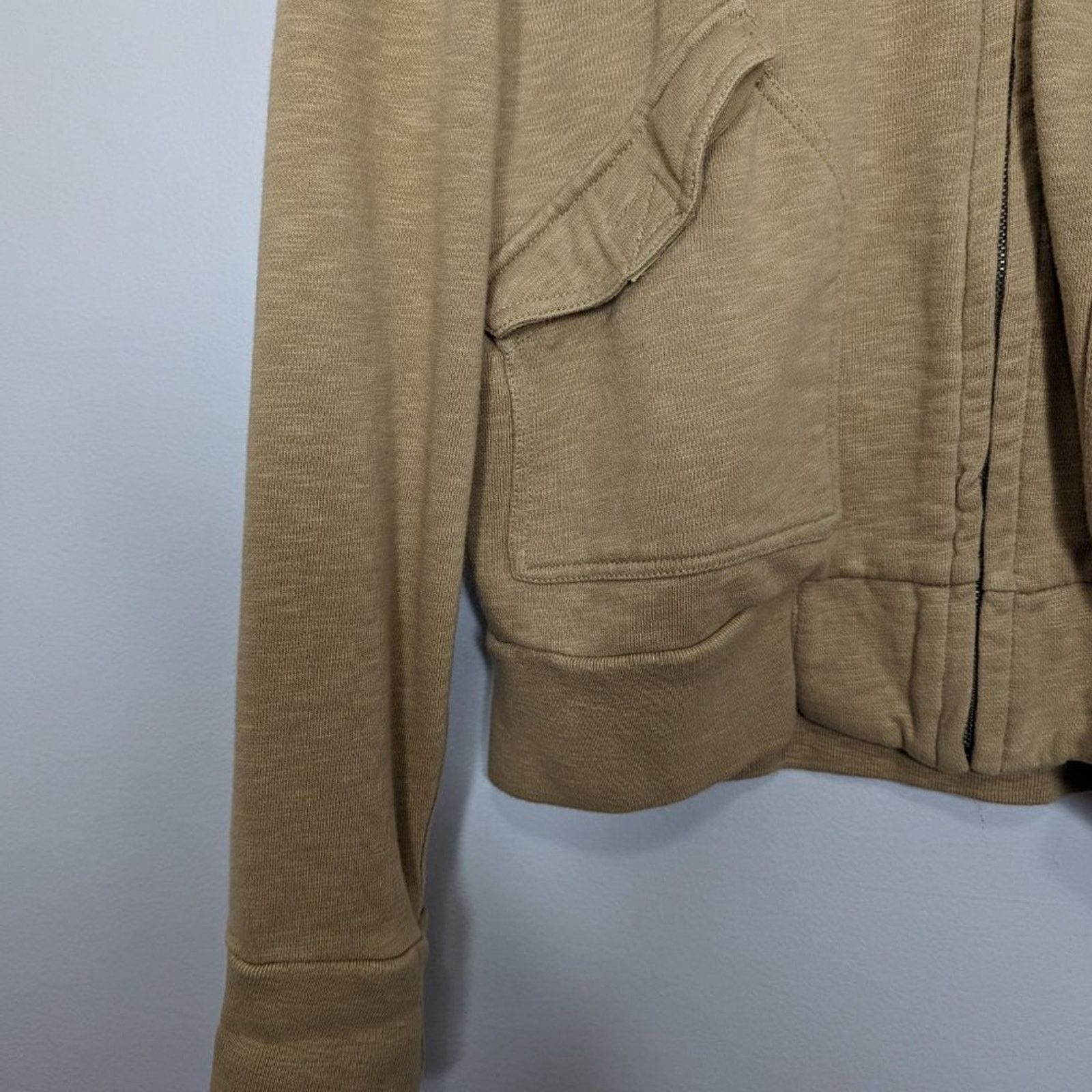 Denim & Supply Ralph Lauren Denim & Supply Ralph Lauren Tan Full Zip Jacket Long Sleeve Size L / US 10 / IT 46 - 3 Thumbnail