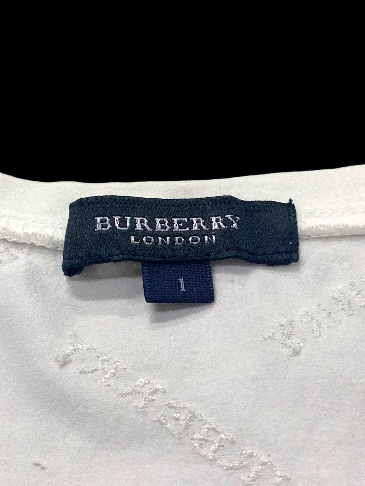 Beauty Beast × Burberry Burberry Full Spellout Embroidered Tee Size S / US 4 / IT 40 - 8 Thumbnail