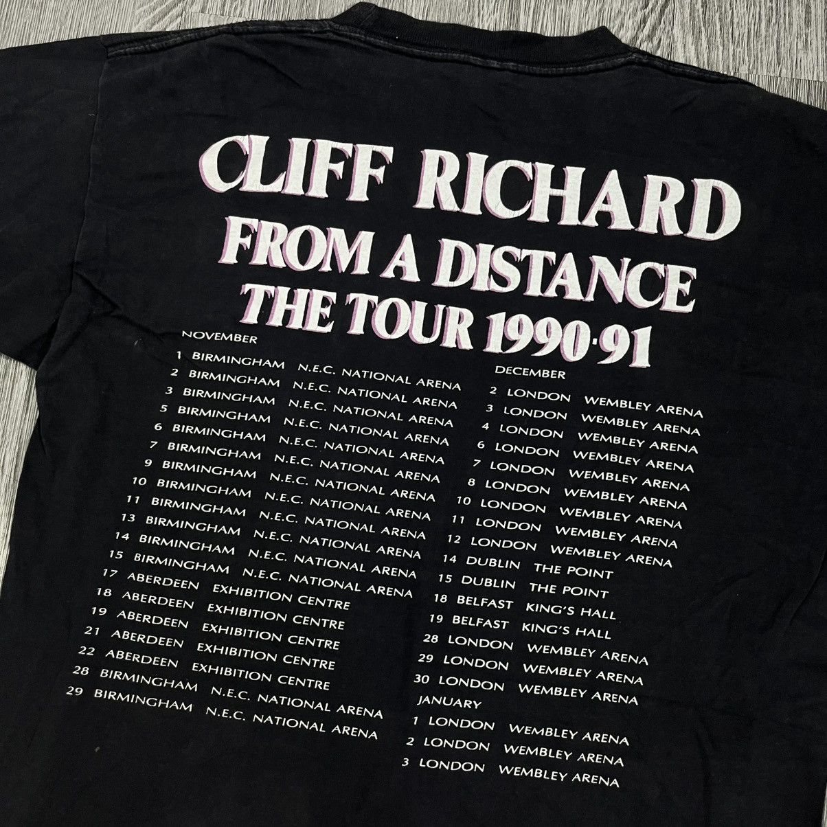 Band Tees Vintage Cliff Richard Tour 1990-91 Tee Size US M / EU 48-50 / 2 - 4 Thumbnail