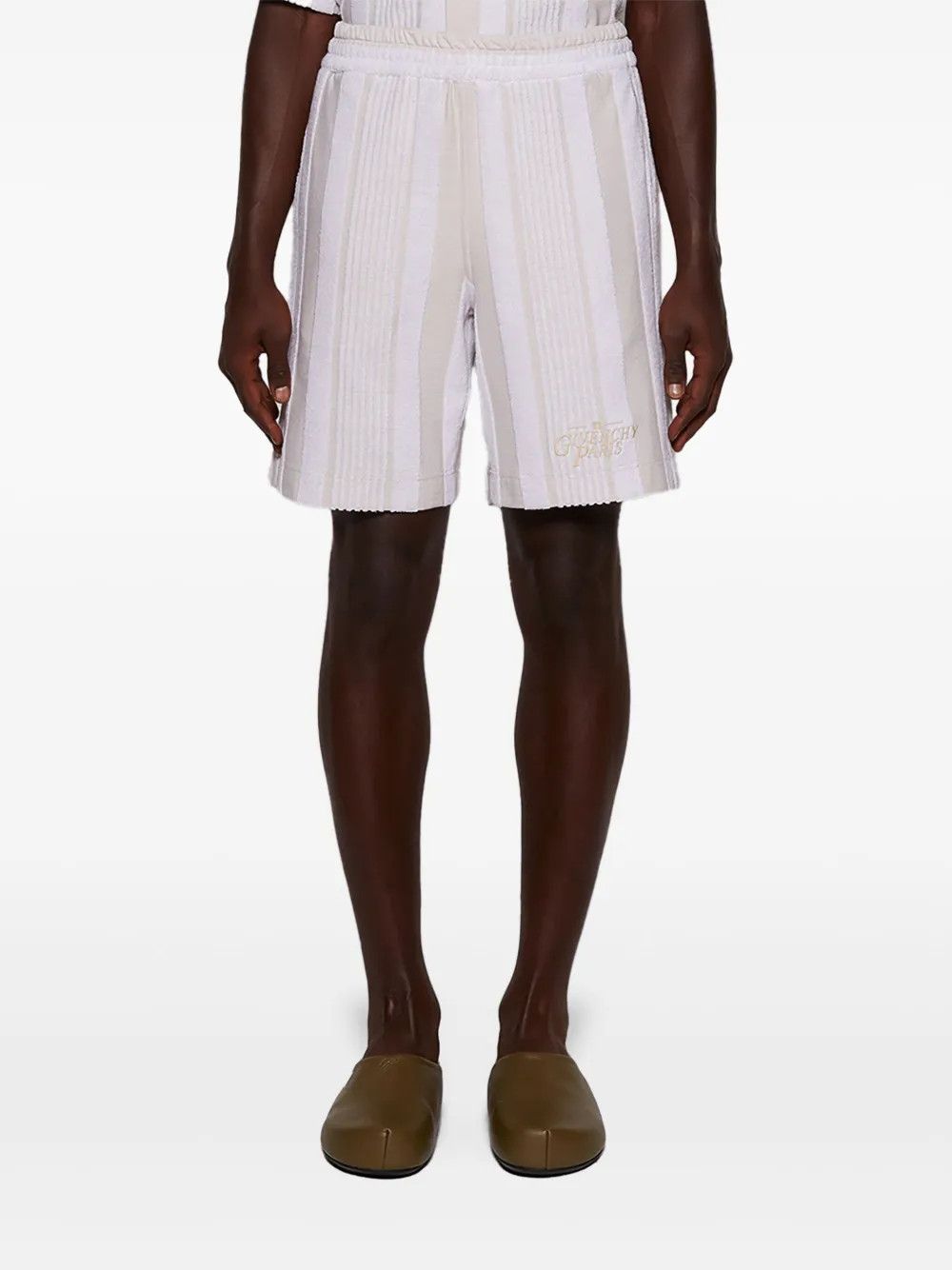 Givenchy o1w1db10525 New Board Shorts in Beige Size US 30 / EU 46 - 3 Thumbnail