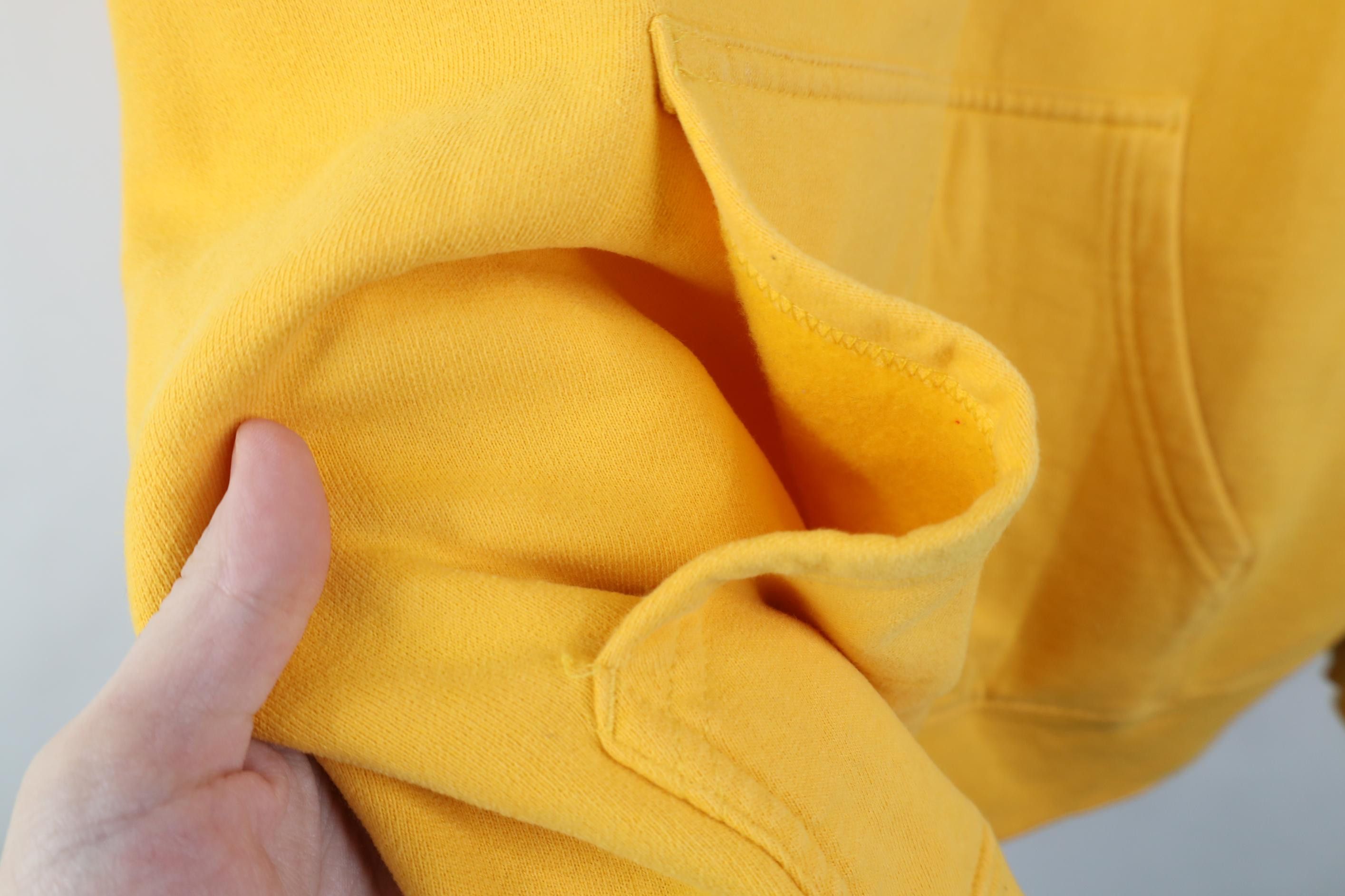 The North Face Vintage Y2K The North Face Big Logo Hoodie Sweatshirt Yellow Size US XL / EU 56 / 4 - 11 Thumbnail