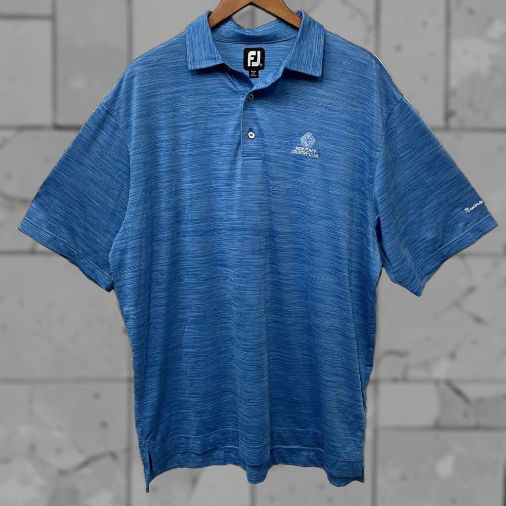 Footjoy VINTAGE FootJoy Polo Shirt Mens Size XL Blue Country Club Size US XL / EU 56 / 4 - 1 Thumbnail