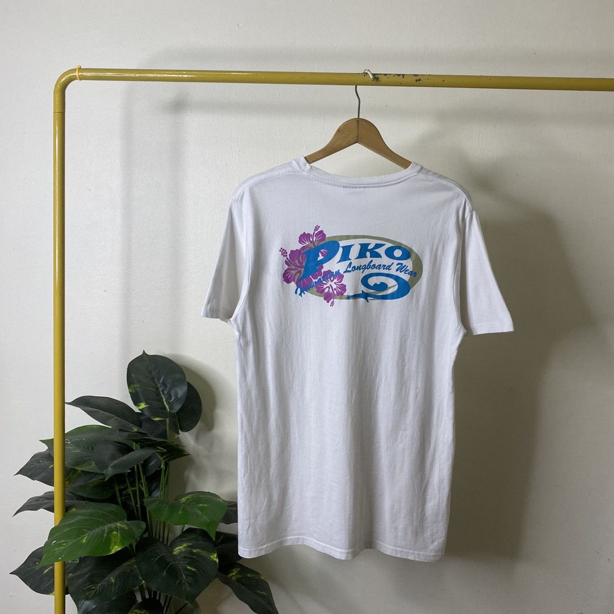 Vintage Y2K Piko Surf Big Back Graphic T Shirt Surfing Style Size US M / EU 48-50 / 2 - 1 Thumbnail