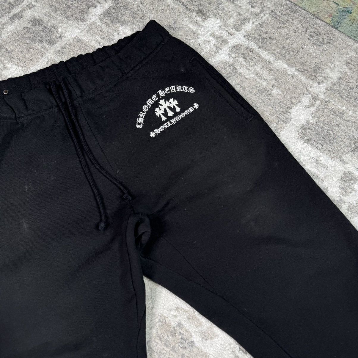 Chrome Hearts King taco triple cross embroidered sweatpants Size US 34 / EU 50 - 6 Thumbnail