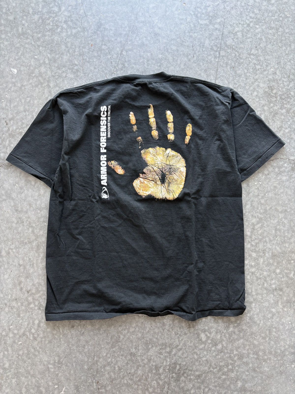 Vintage Vintage 90s Armor Forensics Graphic Tee Size US XL / EU 56 / 4 - 1 Thumbnail