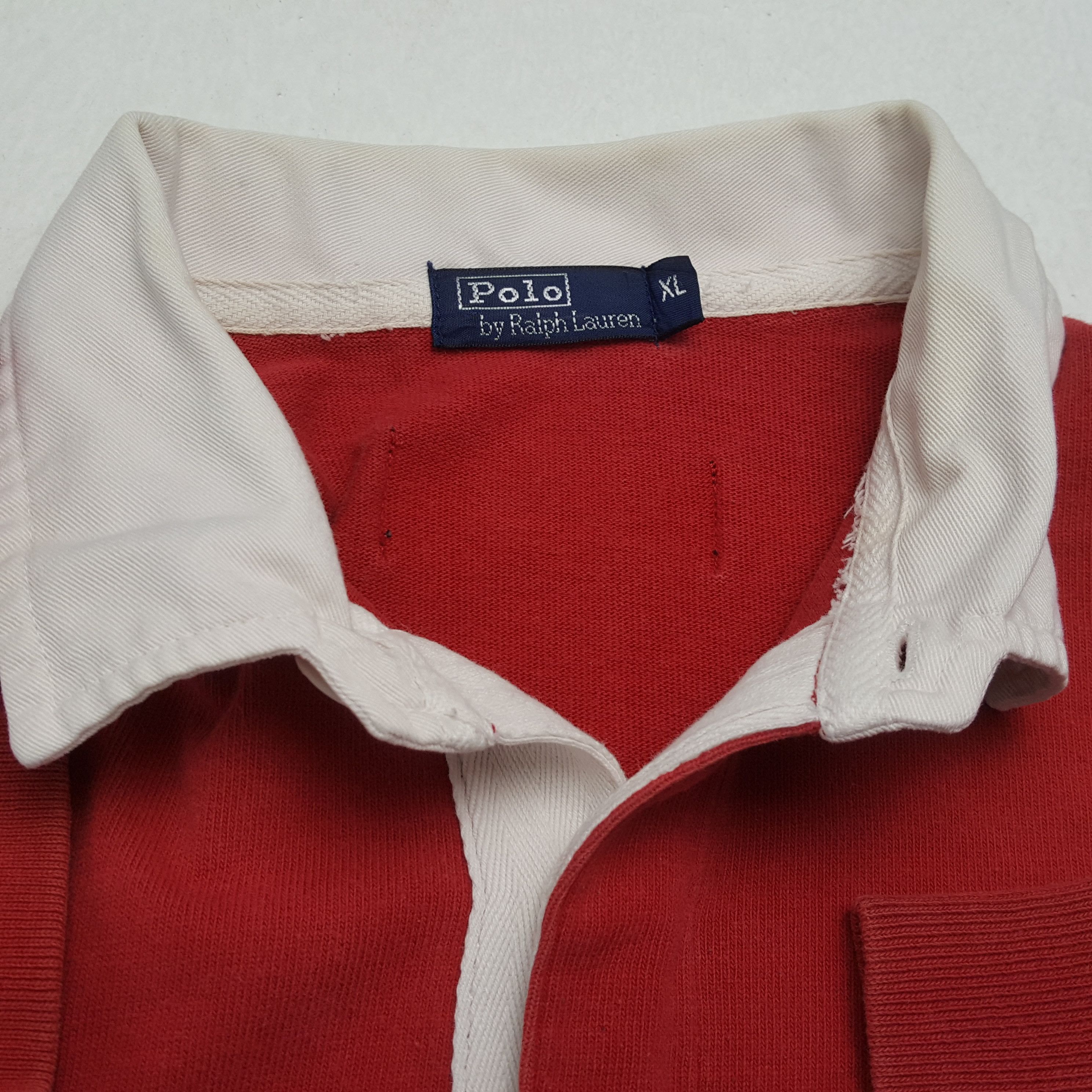 Polo Ralph Lauren × Vintage POLO by RALPH LAUREN Rare Design Rugby Polos Style Size US XL / EU 56 / 4 - 9 Thumbnail