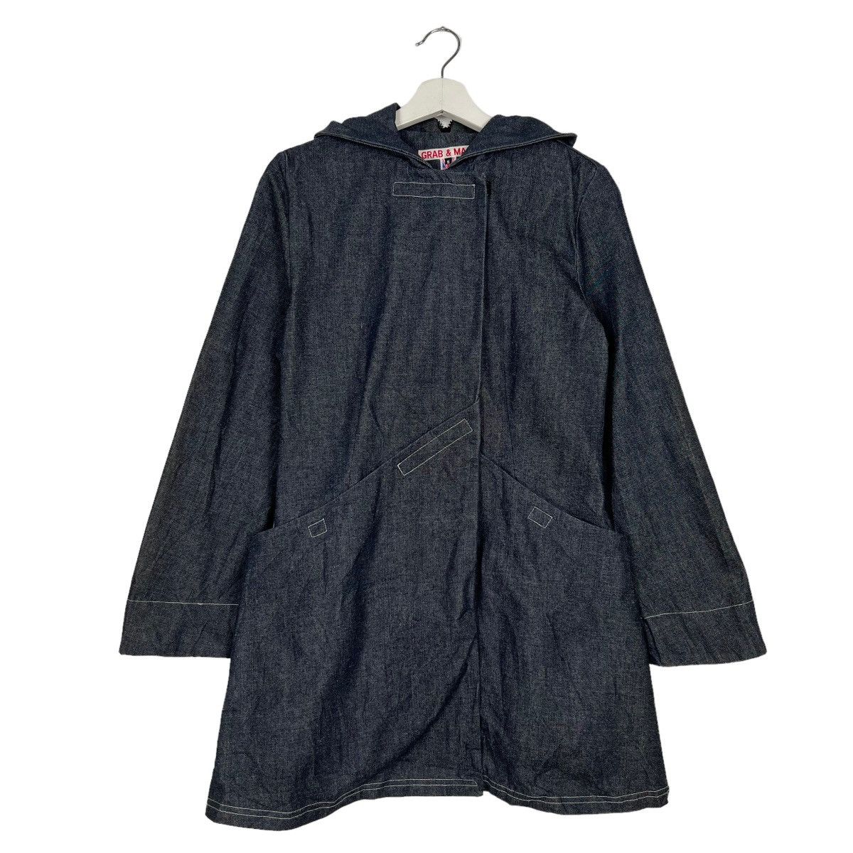 Designer 🔥GRAB & MAC HOODIE SURVIVAL DENIM JACKET MADE IN GREAT BRIT Size US S / EU 44-46 / 1 - 2 Thumbnail