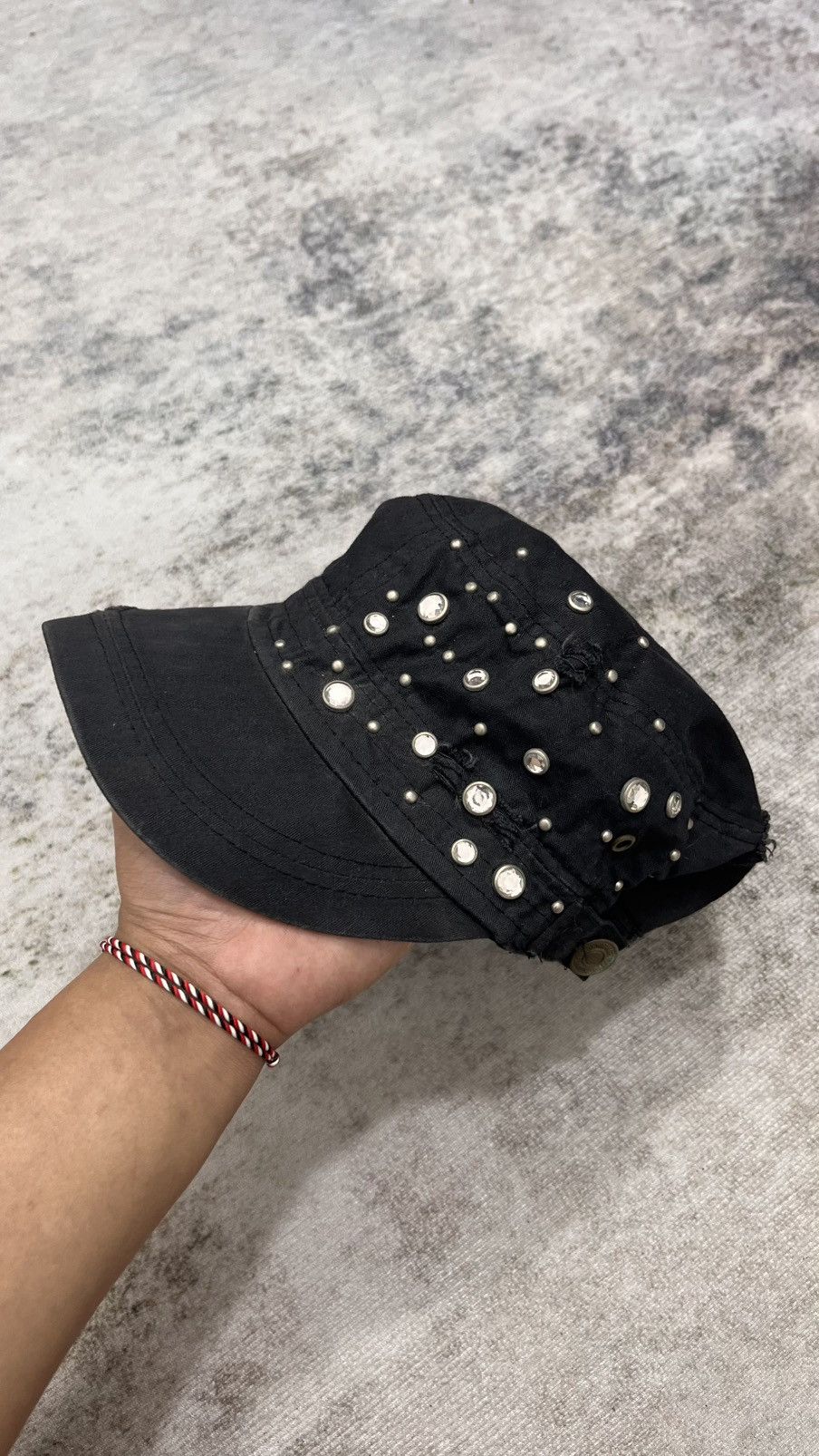 Japanese Brand Skull Punk Distressed Gothic Comando Hats Size ONE SIZE - 1 Thumbnail