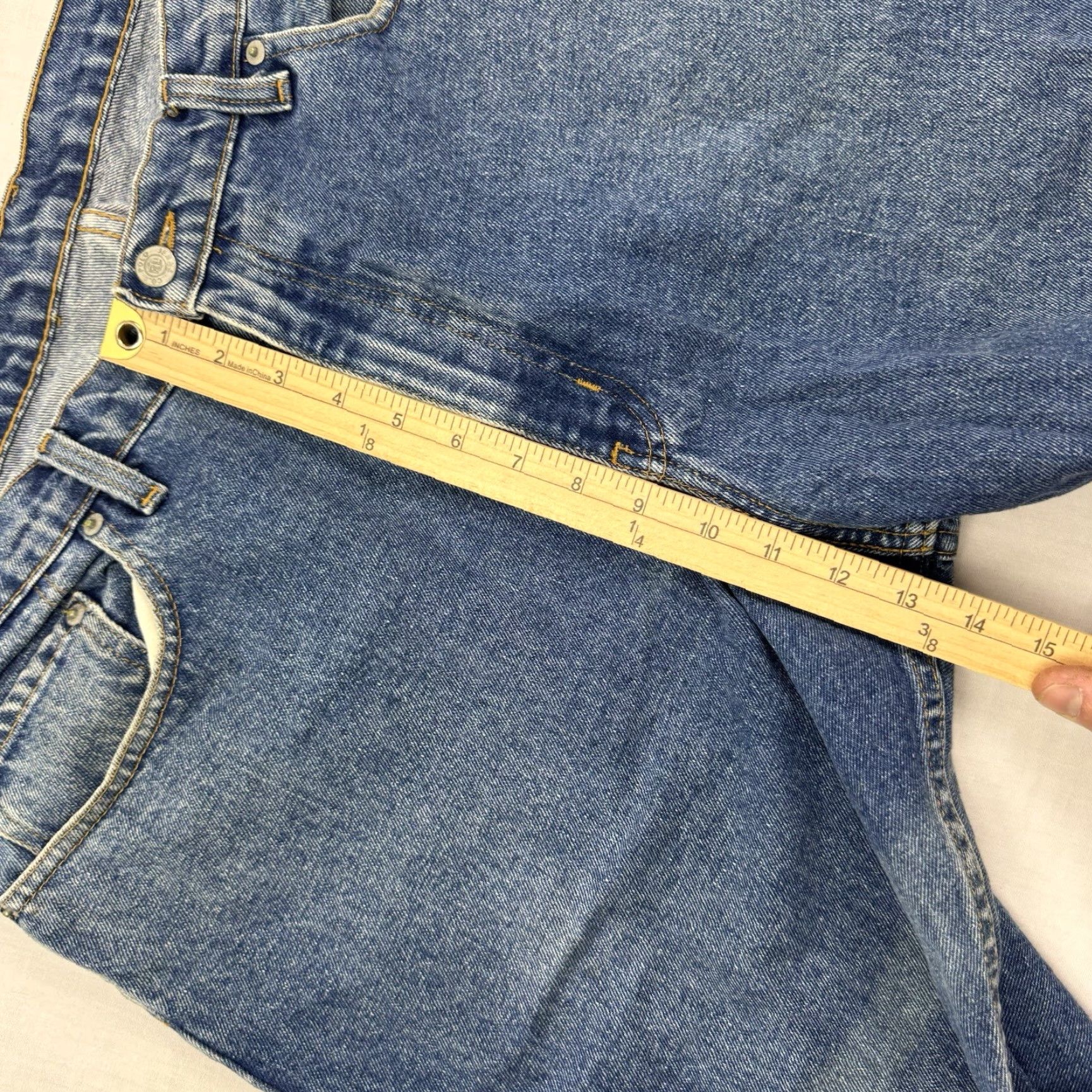 Polo Ralph Lauren VINTAGE Polo Jeans Co. Jeans Adult 38x32 Blue Grunge 90s Y2K Hip Hop Polo Jeans Co. Mens Regular 38 Inseam 32 Blue Grunge 90s Y2K Mens Jeans Size US M / EU 48-50 / 2 - 7 Thumbnail