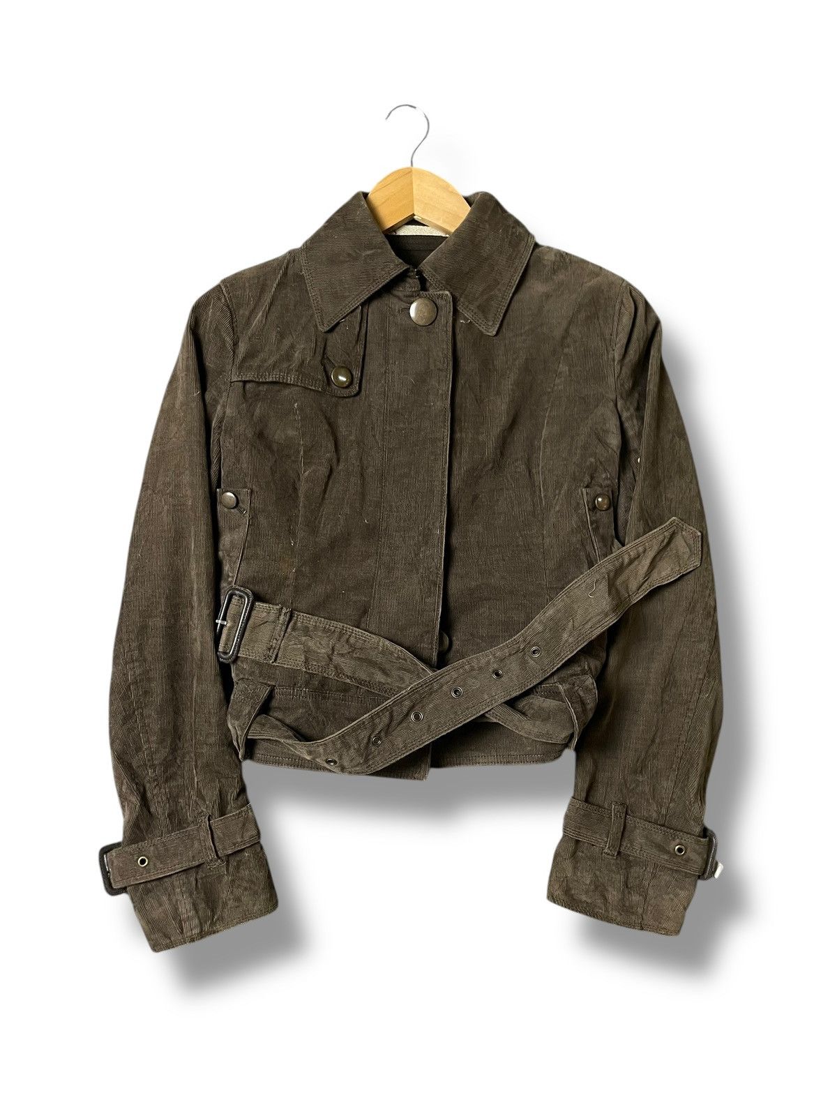 Universal Language Corduroy Crop Jacket (116)