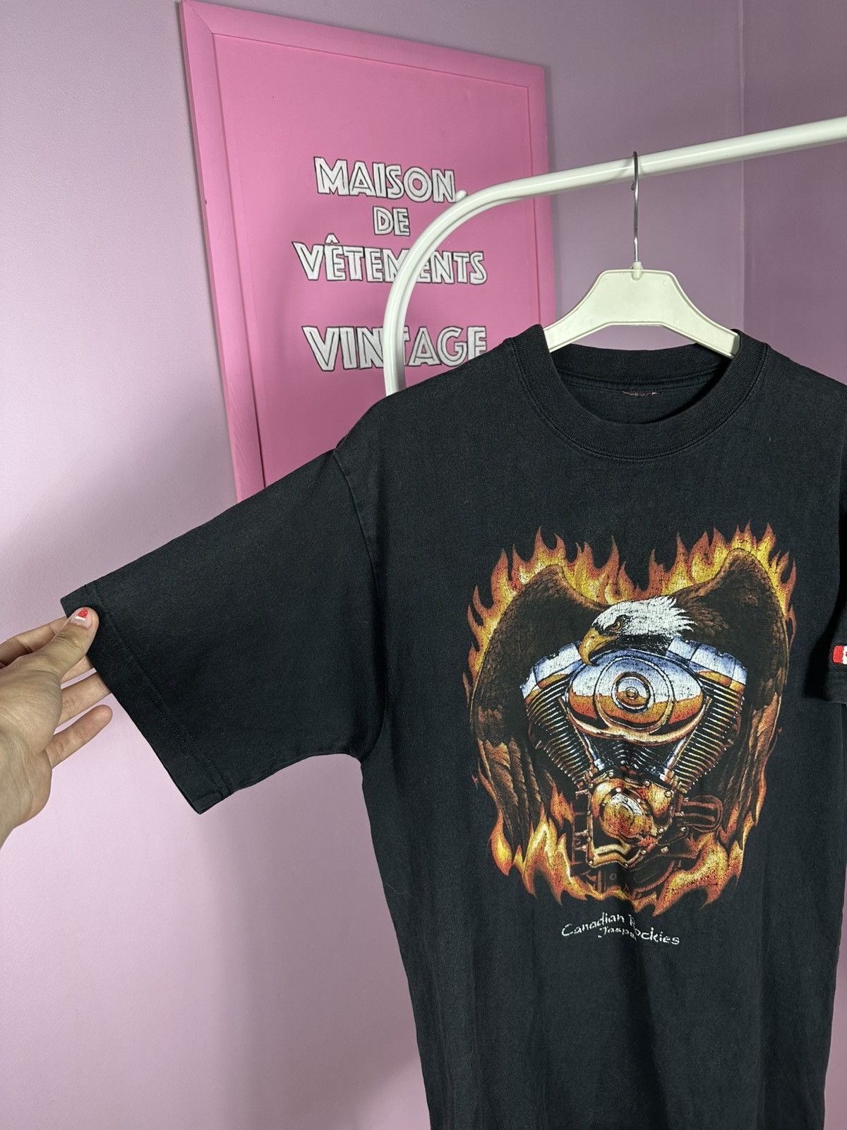 Other Canadian Rockies Jasper Copper Vintage Tee Bike Flame Size US M / EU 48-50 / 2 - 4 Thumbnail