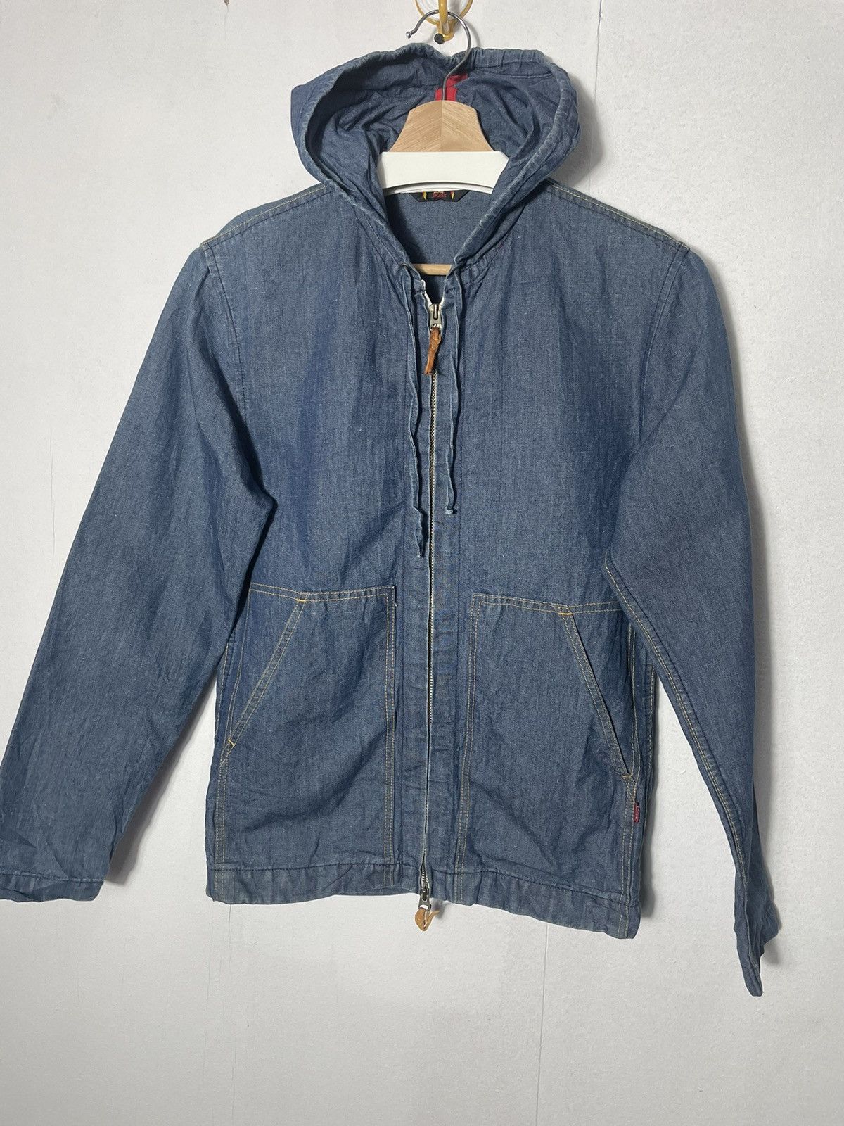 Japanese Brand Vintage Skull Jeans Hoodie With Waldes Zipper Size US M / EU 48-50 / 2 - 1 Thumbnail