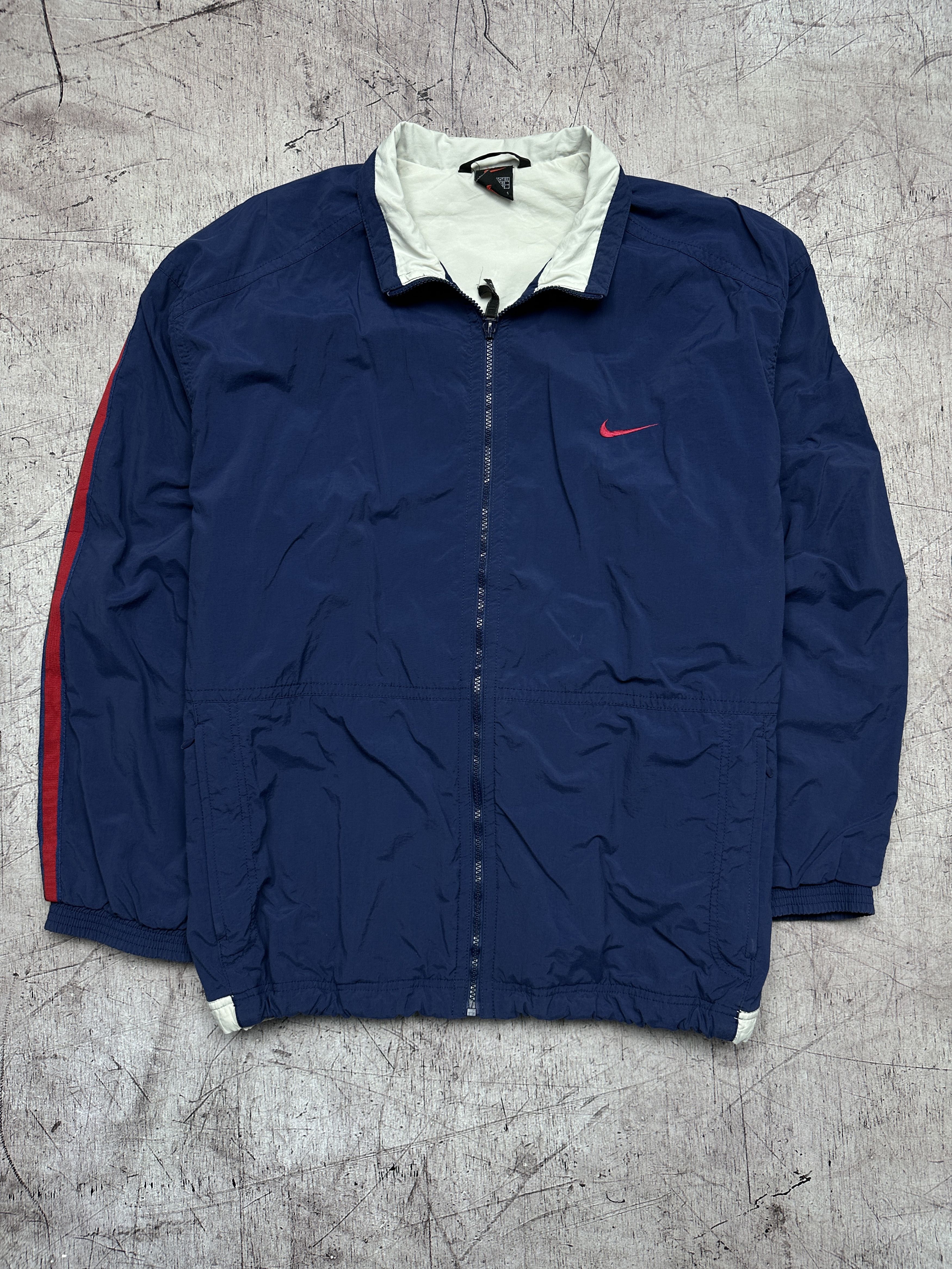 Nike × Vintage Nike 90s Vintage Mens Nylon Jacket Size US L / EU 52-54 / 3 - 3 Thumbnail
