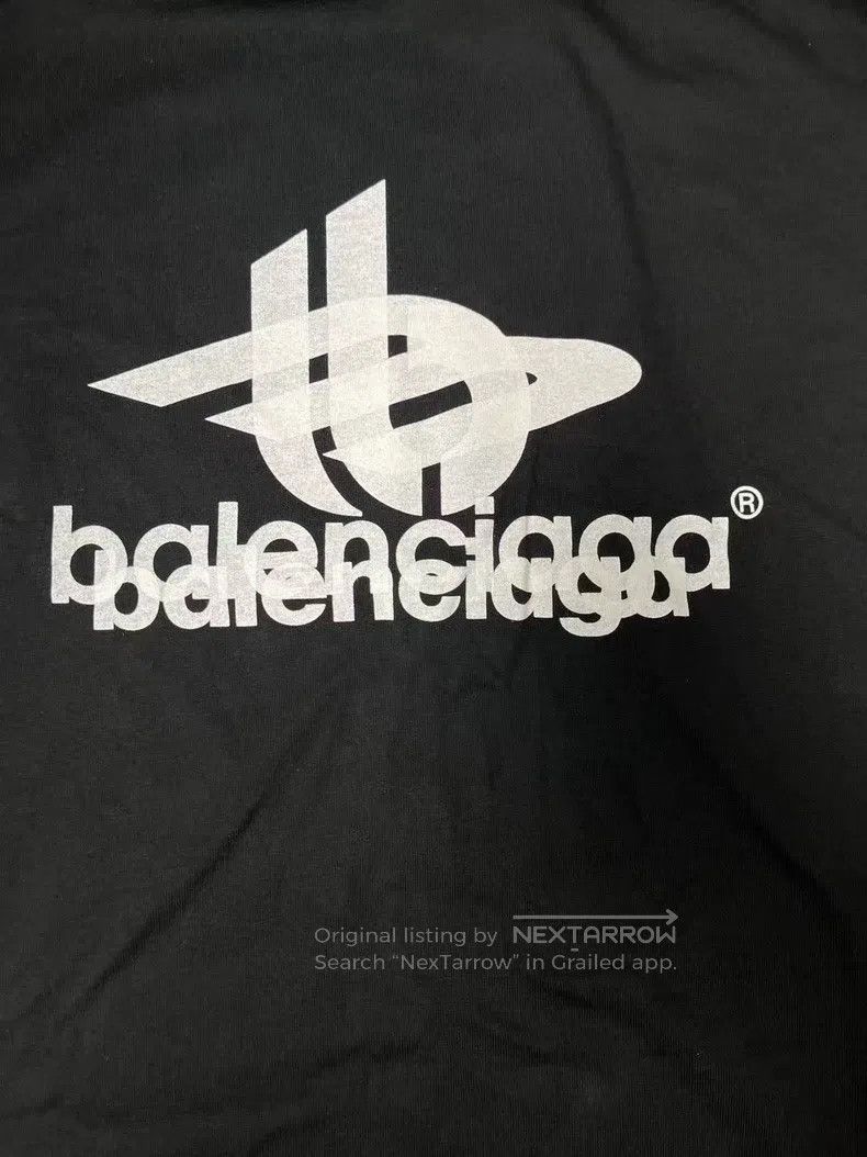 Balenciaga Balenciaga Letter Printed Short Sleeve T-Shirt Size US L / EU 52-54 / 3 - 3 Thumbnail