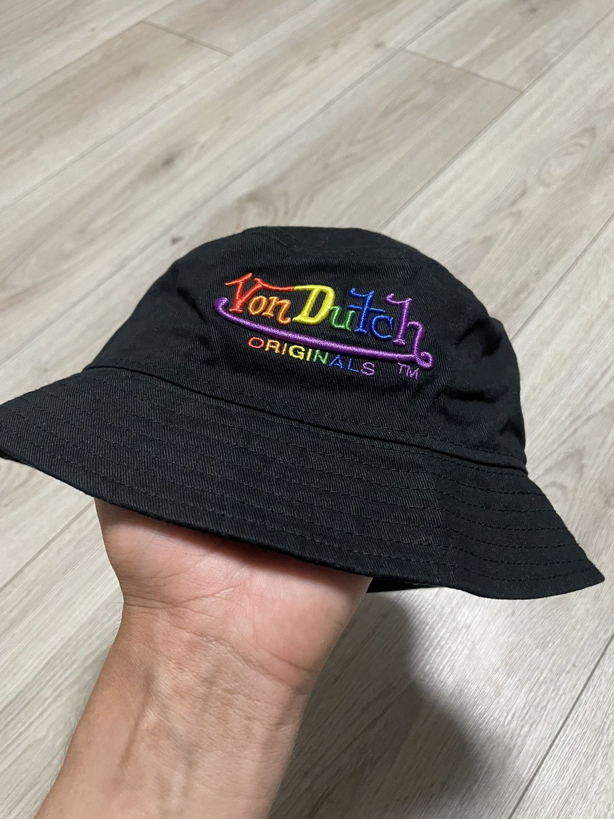 Vintage × Von Dutch Vintage Von Dutch Rainbow Bucket Hat Panama Logo Size ONE SIZE - 7 Thumbnail