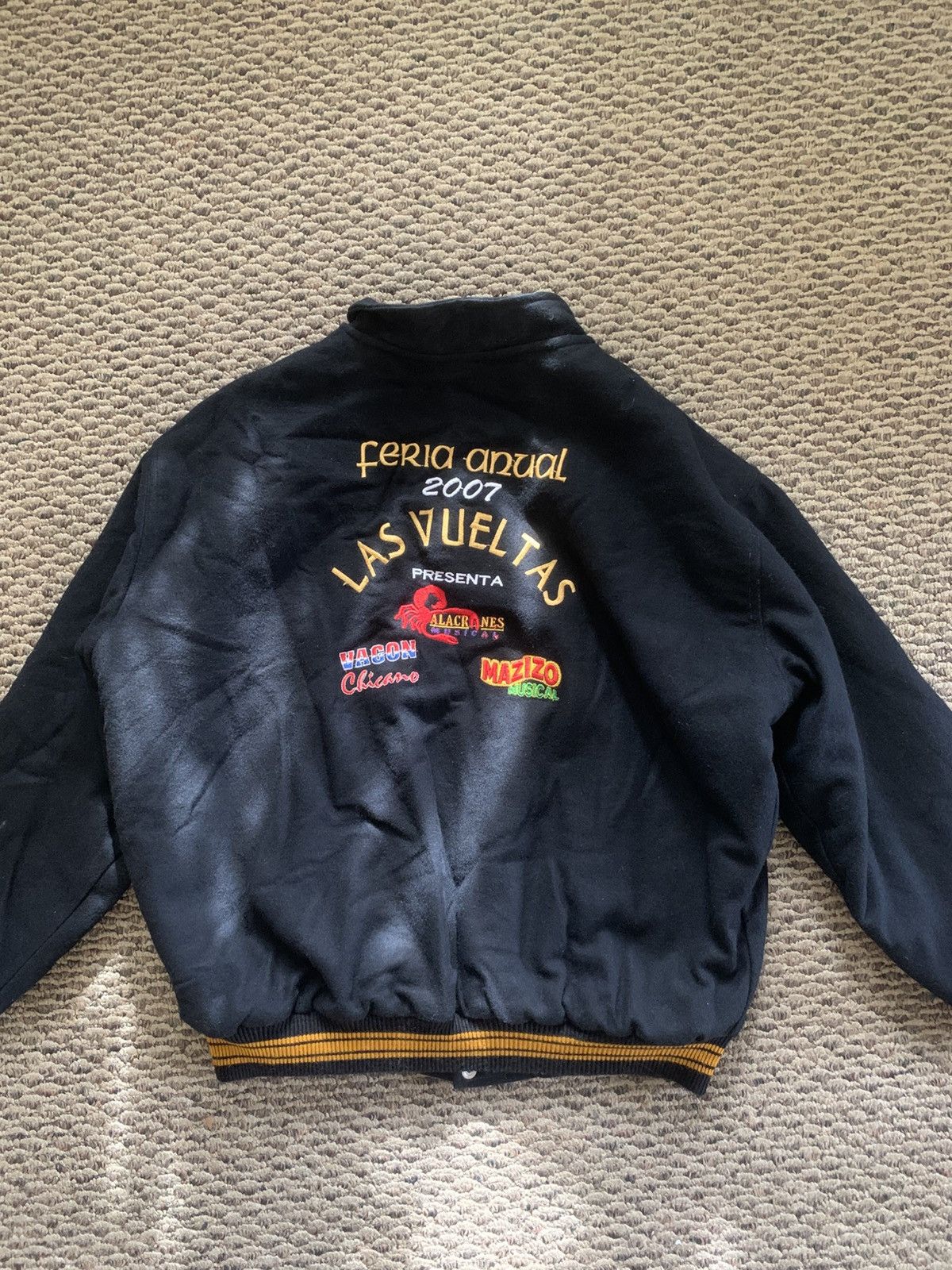 Vintage RARE 2007 Mexico Las Vueltas Festival Bomber Jacket Size L Size US L / EU 52-54 / 3 - 2 Thumbnail