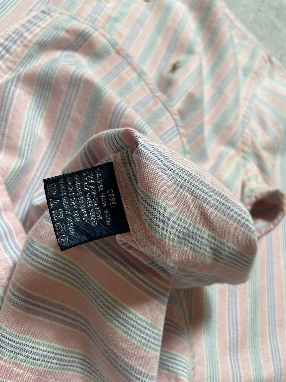 Polo Ralph Lauren × Ralph Lauren Polo Ralph Lauren Button Up Shirt Pink PRL Y2K Pony Size US M / EU 48-50 / 2 - 8 Thumbnail