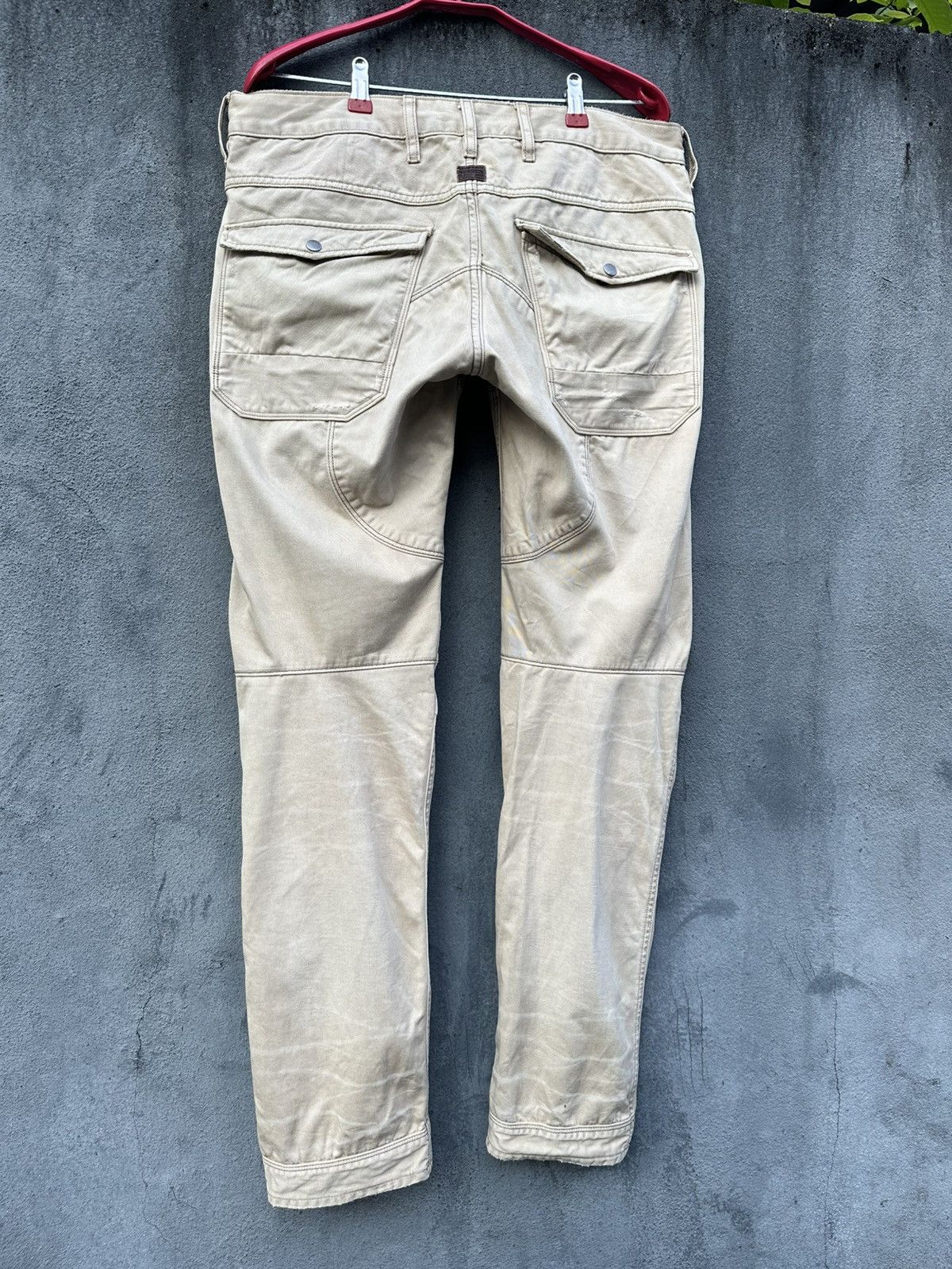G-Star 👹Vintage G-Star Raw THRASHED Straight Cut Jeans Size US 34 / EU 50 - 11 Thumbnail