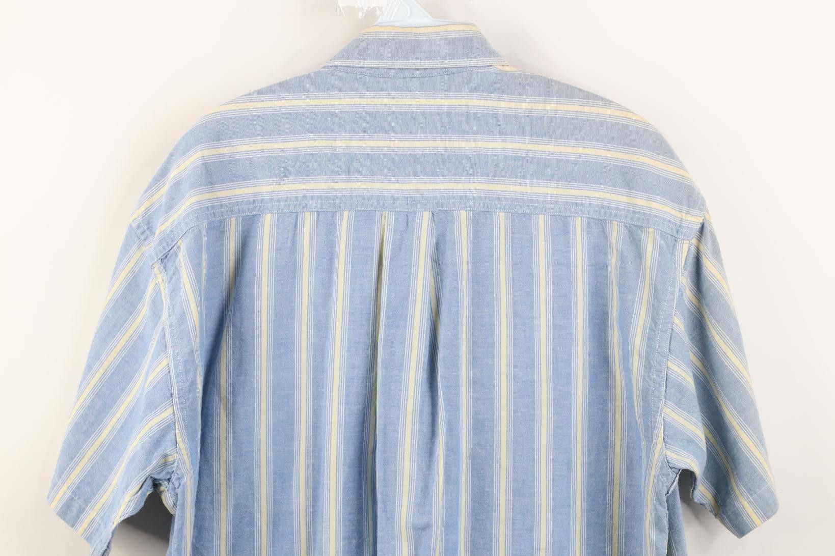 L.L. Bean Vintage 90s LL Bean Block Short Sleeve Button Down Shirt Size US L / EU 52-54 / 3 - 12 Thumbnail