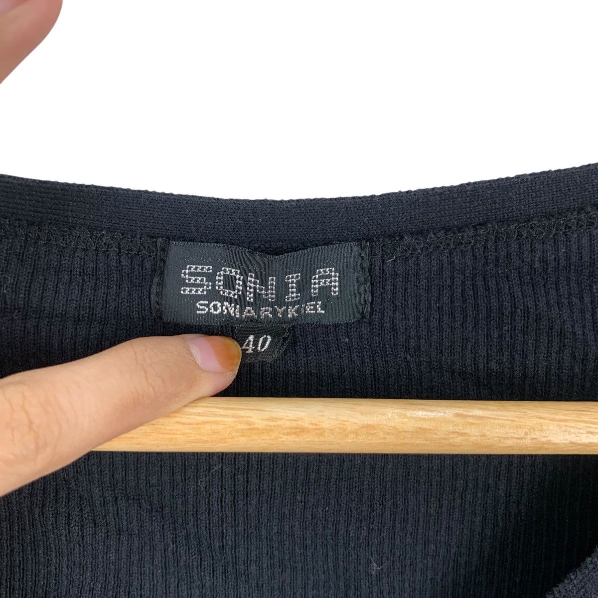 Sonia Rykiel Vintage SONIA RYKIEL PARIS Minimalist Design Tee Shirt Top Size XXS / US 00 / IT 34 - 8 Thumbnail