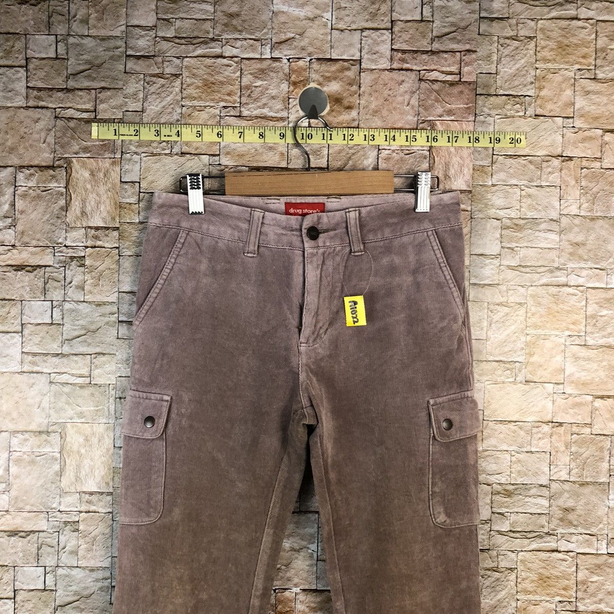 Japanese Brand Drug Store Purple Conduroy Pants #A1022 Size 26" / US 2 / IT 38 - 4 Thumbnail