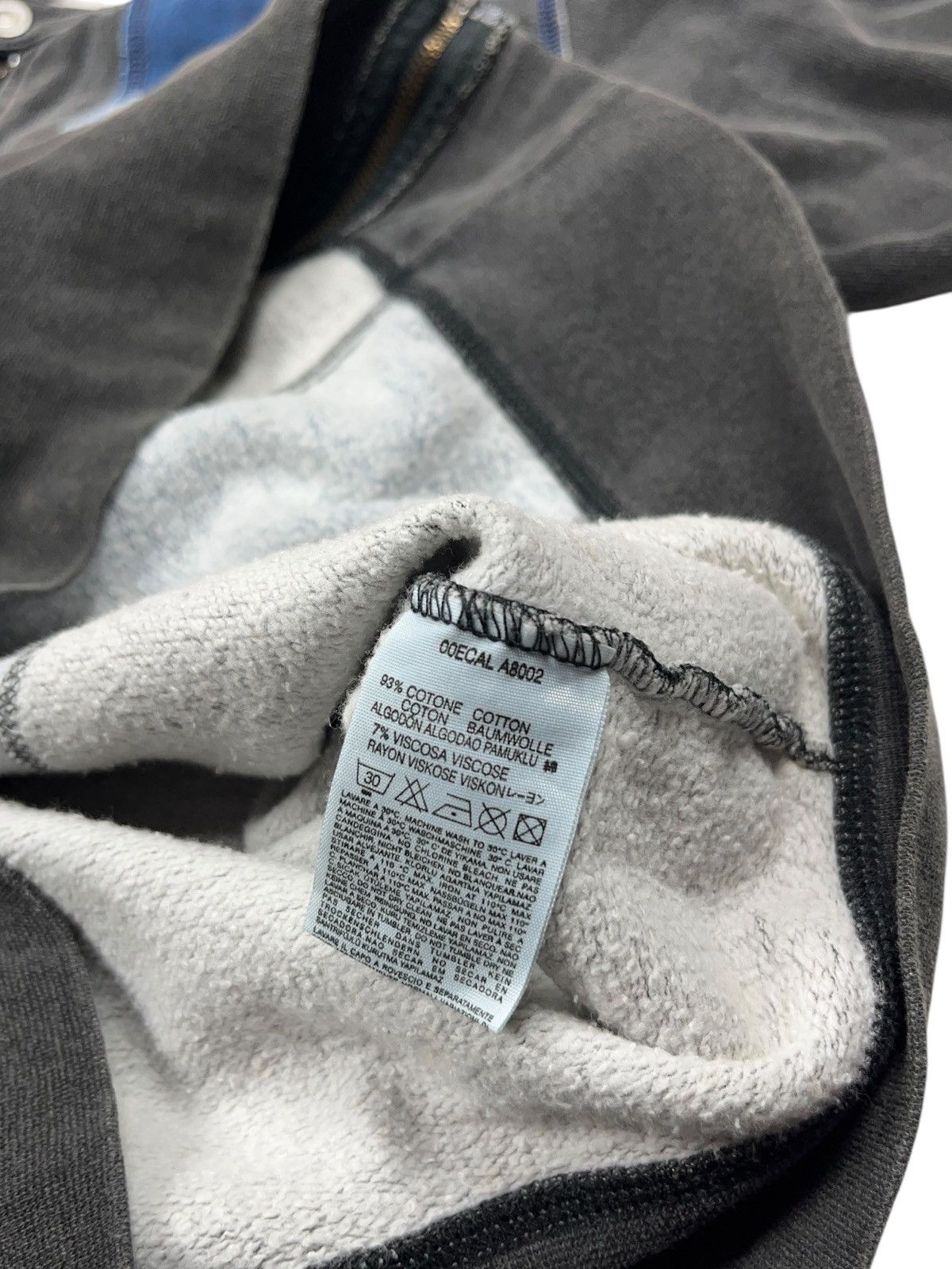 Diesel Vintage y2k Diesel Distressed Style Full Zip Sweatshirt Size US L / EU 52-54 / 3 - 8 Thumbnail