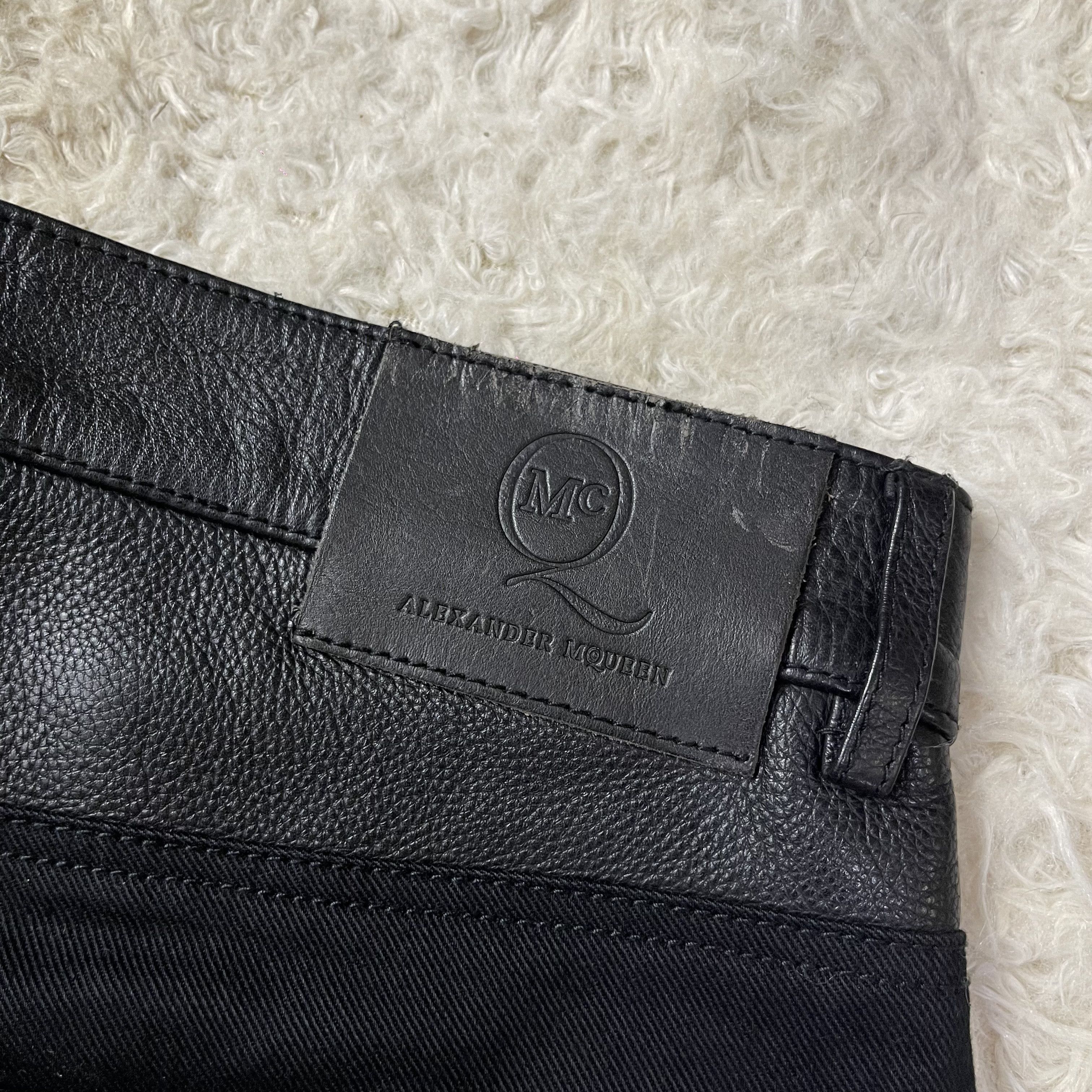 Alexander McQueen Alexander Mcqueen Leather Pants Size US 30 / EU 46 - 10 Thumbnail