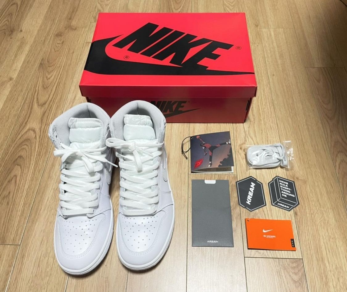 image of Jordan Brand 1 Retro High 85 OG Neutral Gray - Worn Once Shoes in Neutral Grey, Men's