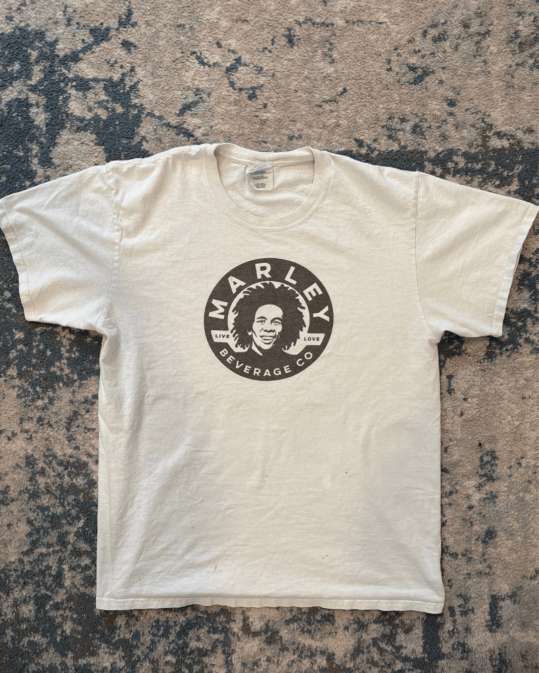 Band Tees × Bob Marley × Vintage Vintage Bob Marley Beverage Co. T-shirt Size US M / EU 48-50 / 2 - 2 Thumbnail