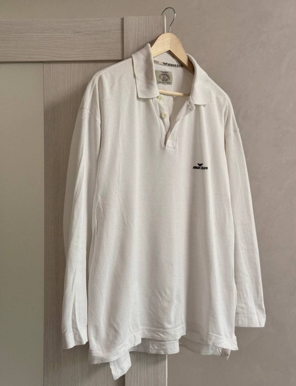 Vintage Armani Longsleeve Knit Pullover Sweater Jumper Rugby Size US XL / EU 56 / 4 - 14 Thumbnail