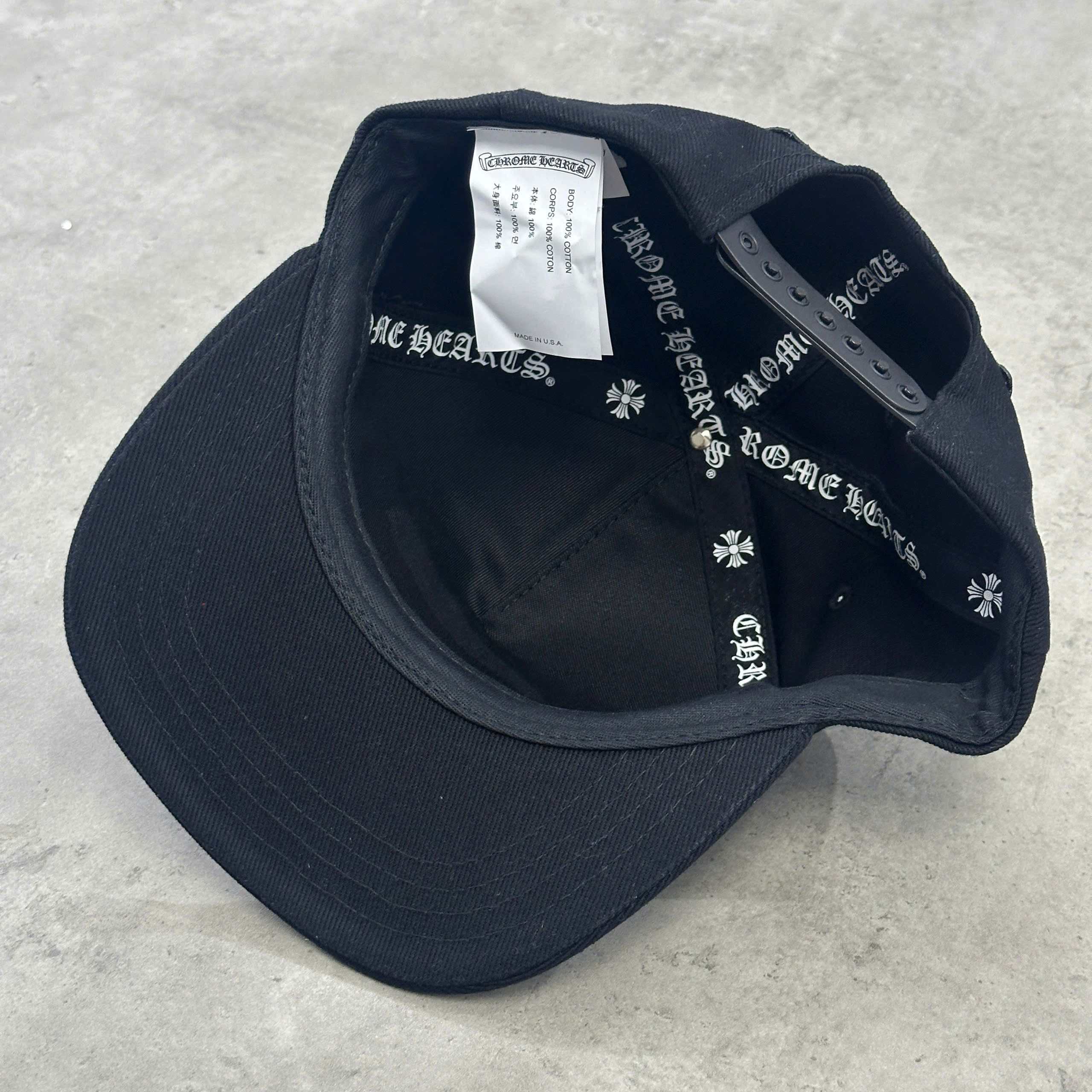 Chrome Hearts CHROME HEARTS Horseshoe Denim Hat BLACK Size ONE SIZE - 3 Thumbnail
