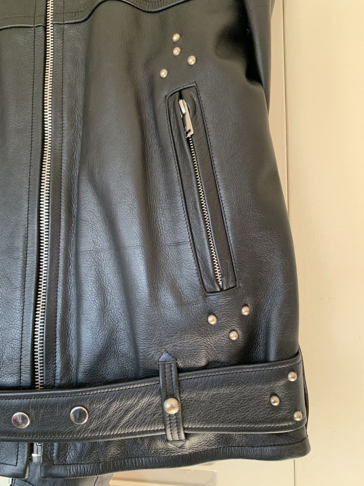 Sandro Sandro Paris Memphis Leather Jacket Size US S / EU 44-46 / 1 - 6 Thumbnail