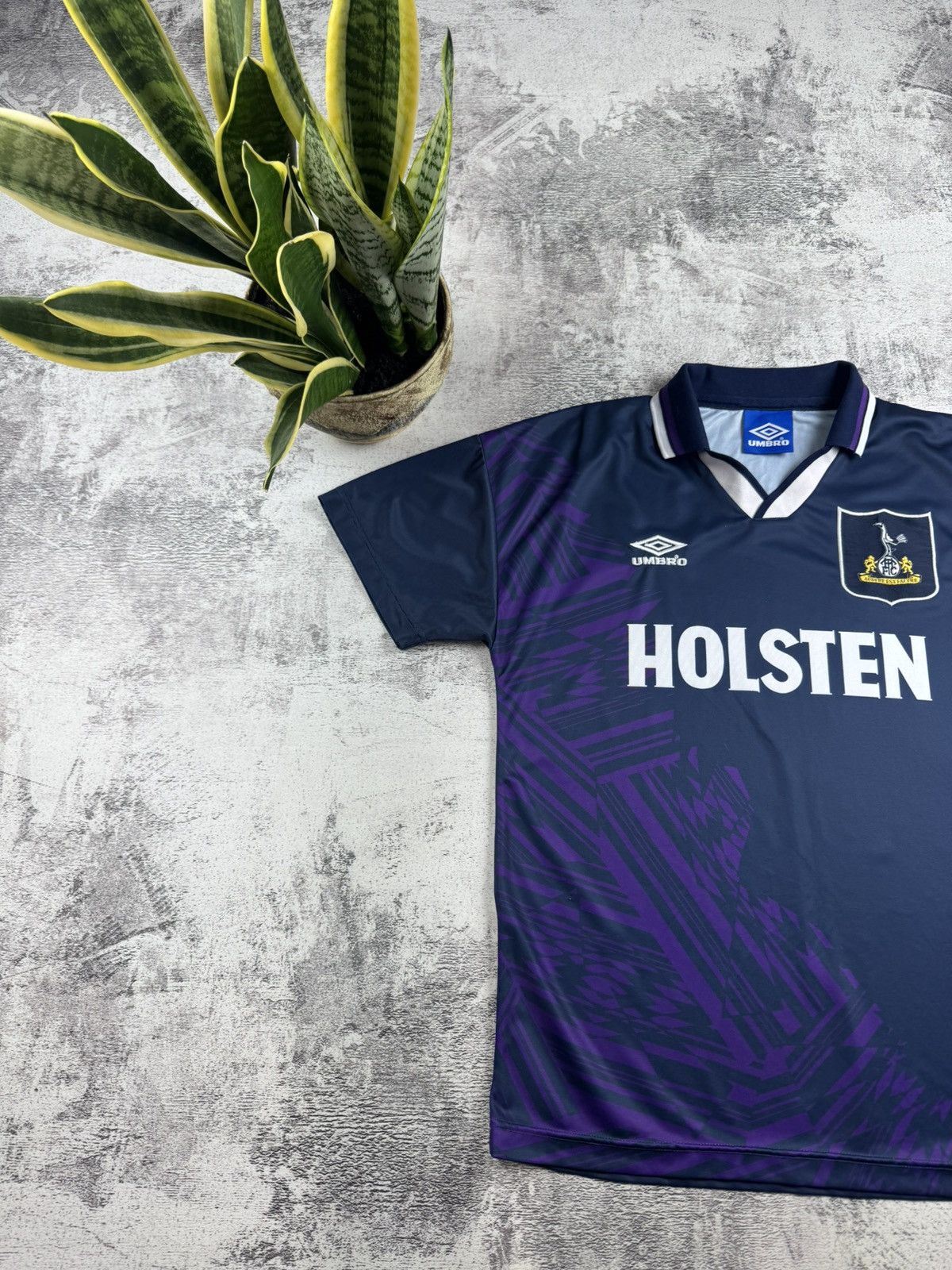 Umbro Tottenham HotSpur 1994 1995 Men’s Umbro Away Soccer Football Shirt Jersey Polo Size US M / EU 48-50 / 2 - 2 Thumbnail
