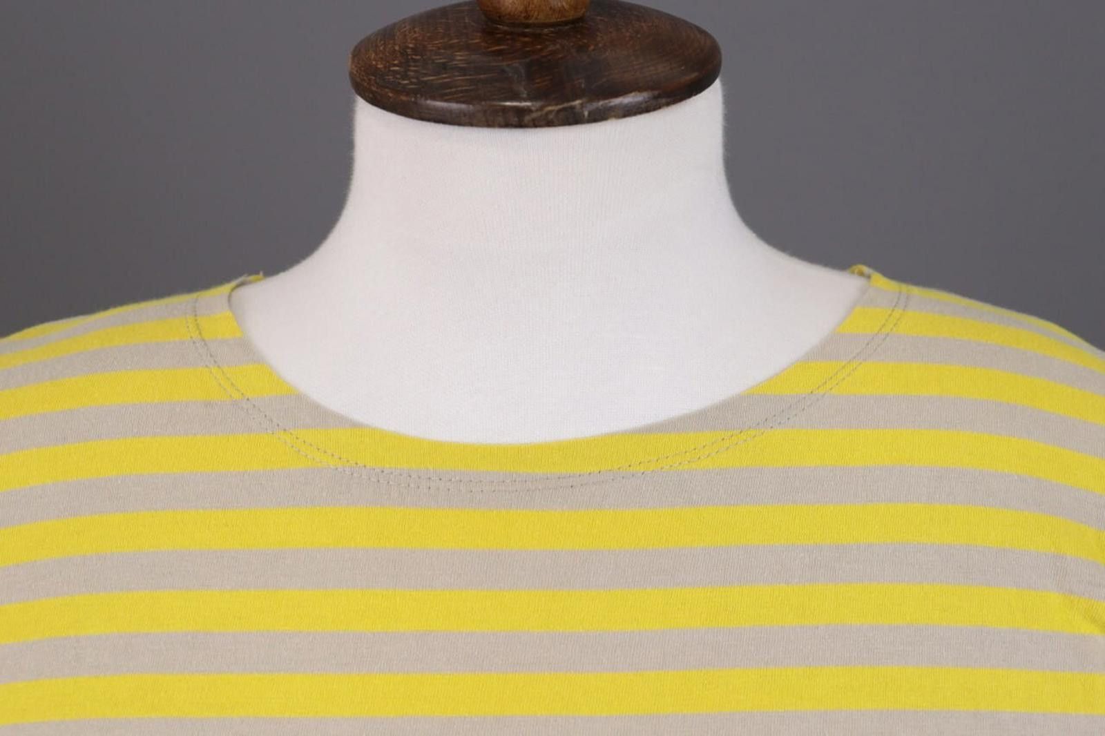 Designer Gudrun Sjorden Yellow Striped Tunic Shirt Size Size S Size M / US 6-8 / IT 42-44 - 4 Thumbnail